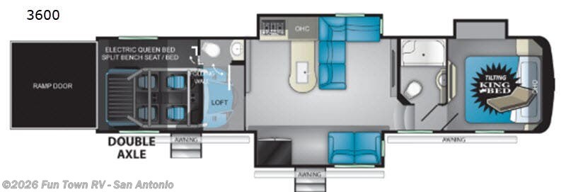 2019 Heartland Cyclone 3600 RV for Sale in Cibolo, TX 78108 | 205800A ...