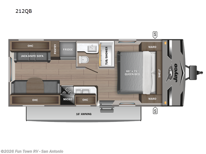 2024 Jayco Jay Flight 212QB - Used Travel Trailer For Sale by Fun Town RV - San Antonio in Cibolo, Texas