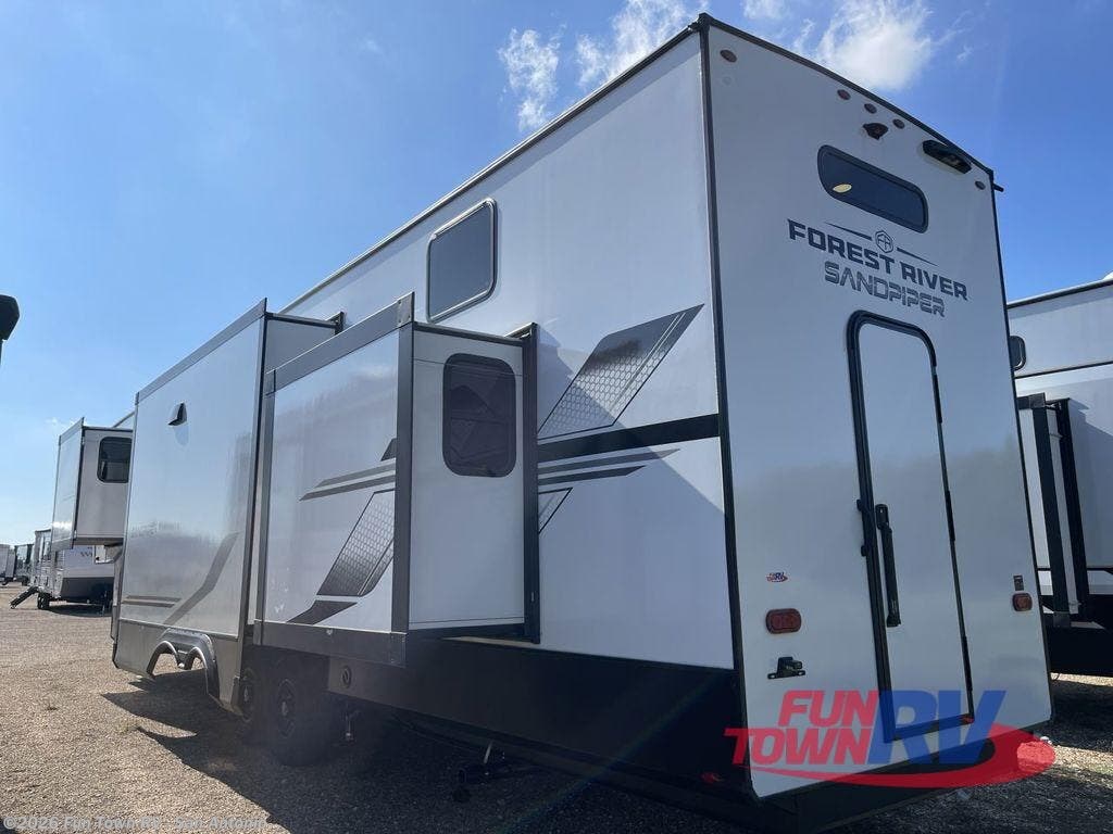 New 2026 Forest River Sandpiper 4002FB available in Cibolo, Texas