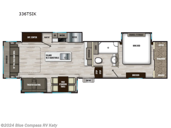 2024 Coachmen Chaparral 336TSIK - New Fifth Wheel For Sale by Blue Compass RV Katy in Katy, Texas