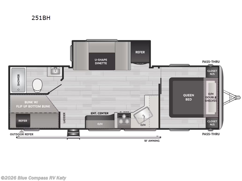 2023 Keystone Springdale 251BH - Used Travel Trailer For Sale by Blue Compass RV Katy in Katy, Texas features Slideout
