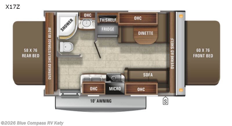 2021 Jayco Jay Feather X17Z - Used Travel Trailer For Sale by Blue Compass RV Katy in Katy, Texas