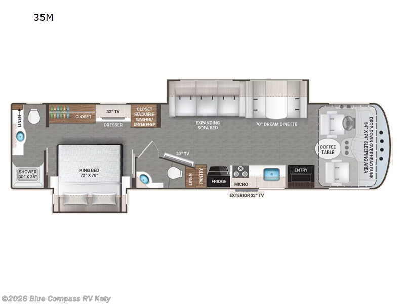 2022 Thor Motor Coach Windsport 35M - Used Class A For Sale by Blue Compass RV Katy in Katy, Texas features Slideout