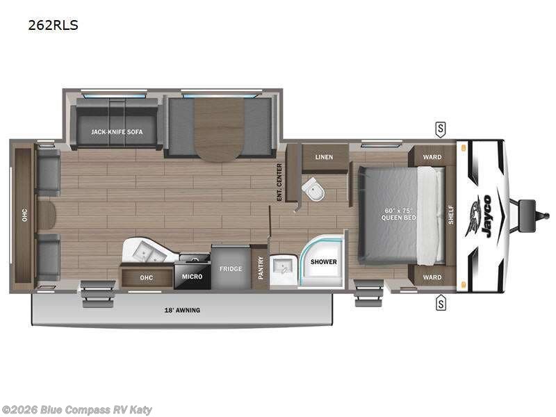 2024 Jayco Jay Flight SLX 262RLS - New Travel Trailer For Sale by Blue Compass RV Katy in Katy, Texas features Slideout