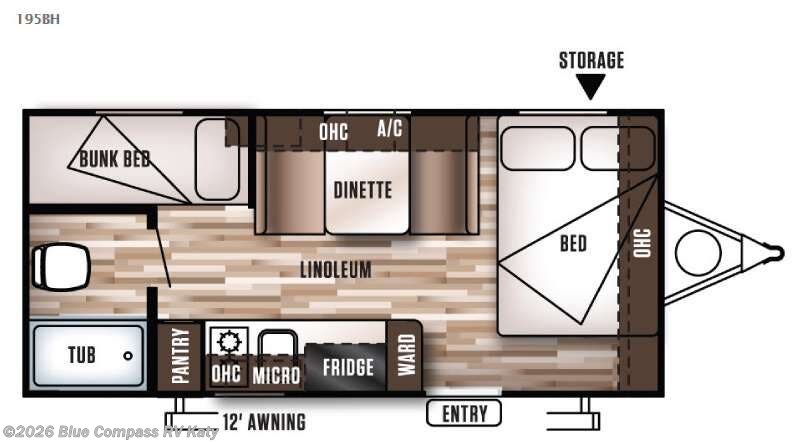 2016 Forest River Wildwood X Lite FS 195BH - Used Travel Trailer For Sale by Blue Compass RV Katy in Katy, Texas