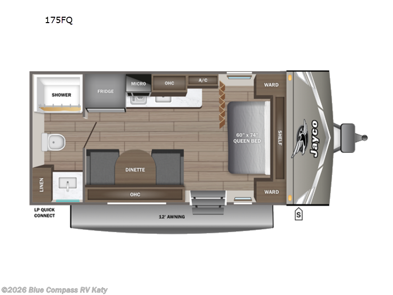 2027 Jayco Jay Flight 175FQ - New Travel Trailer For Sale by Blue Compass RV Katy in Katy, Texas