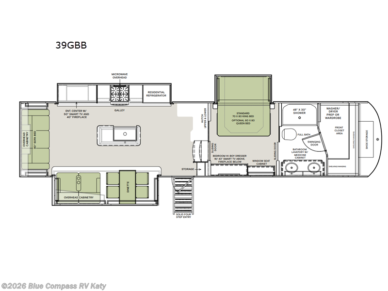 2023 Vanleigh Beacon 39GBB - Used Fifth Wheel For Sale by Blue Compass RV Katy in Katy, Texas features Slideout