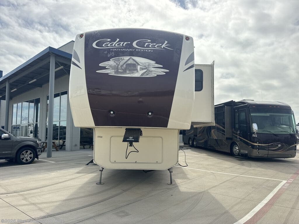 Used 2017 Forest River Cedar Creek Hathaway Edition 36CK2 available in Katy, Texas
