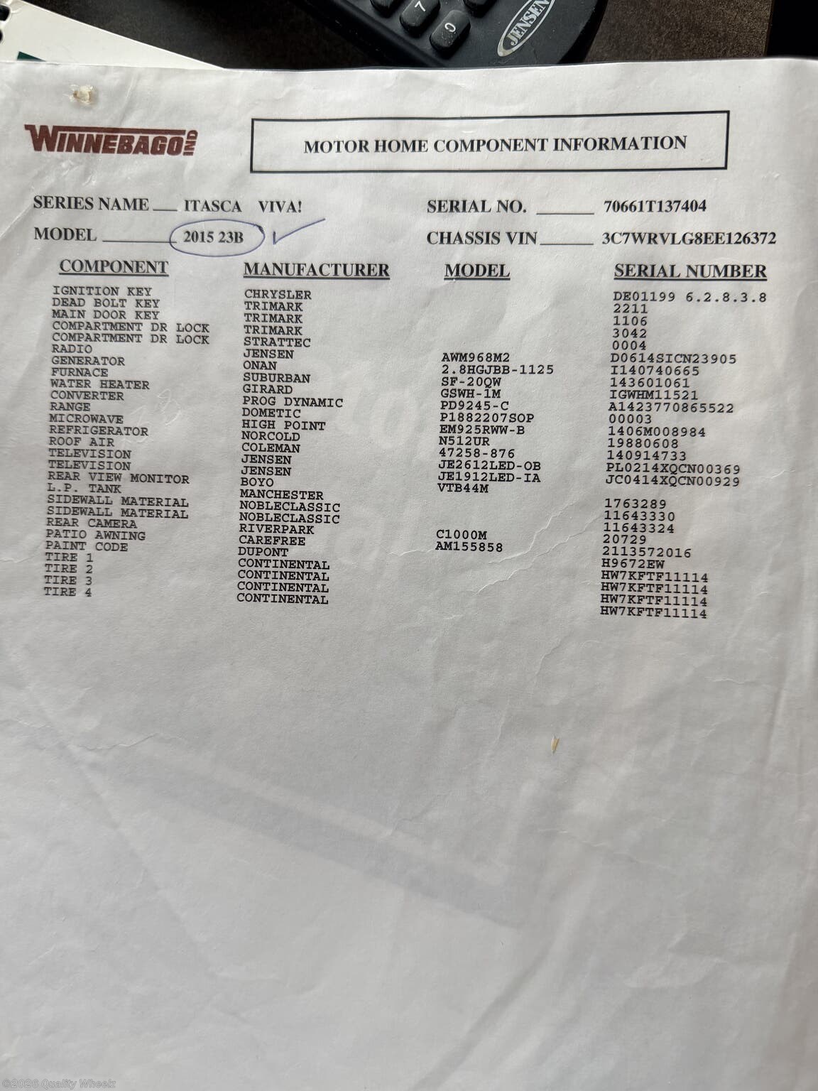 2015 Itasca Viva 23B - Used Class B+ For Sale by Quality Wheelz in Hot Springs, Arkansas features Shower, Queen Bed, Refrigerator, Backup Monitor, Air Conditioning