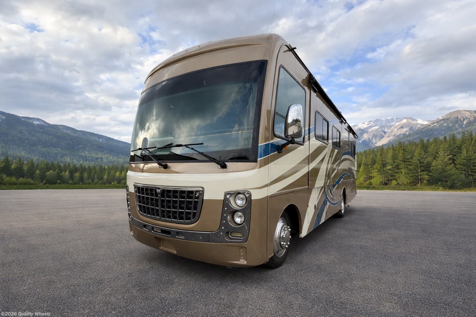 2017 Nexus Maybach 32 M - Used Class A For Sale by Quality Wheelz in Hot Springs, Arkansas features Hitch, Medicine Cabinet, Shower, Air Conditioning, TV