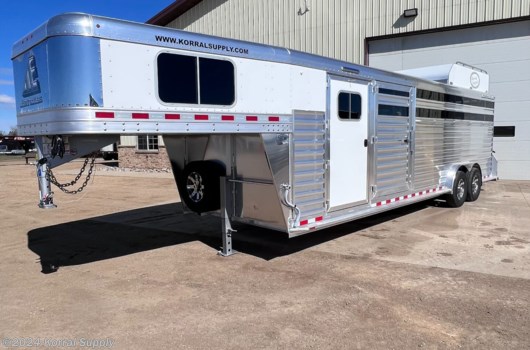 Horse Trailer - 2025 Elite Trailers 26FT Stock Combo - 2 Compartments available New in Douglas, ND