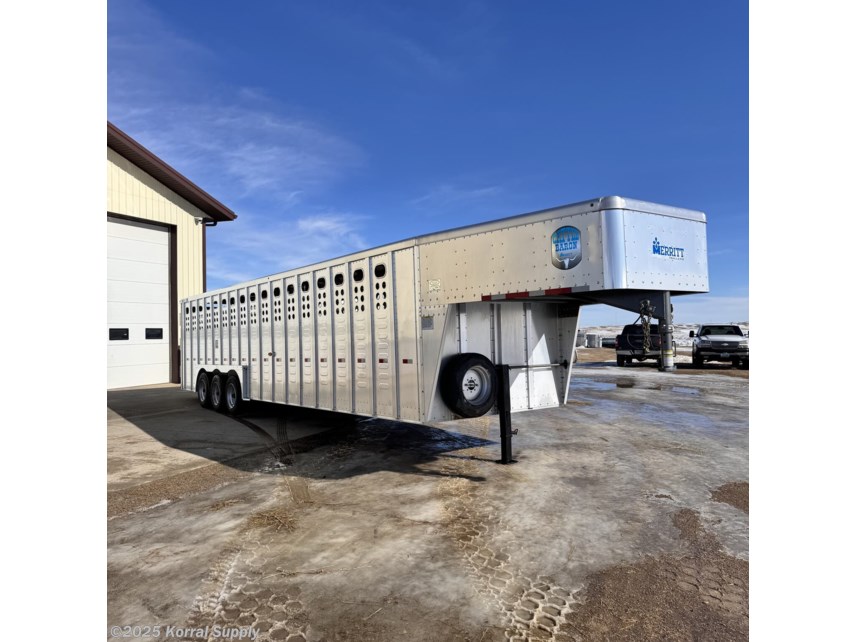 Used 2023 Merritt 32FT Livestock Trailer - 3 Compartments available in Douglas, North Dakota