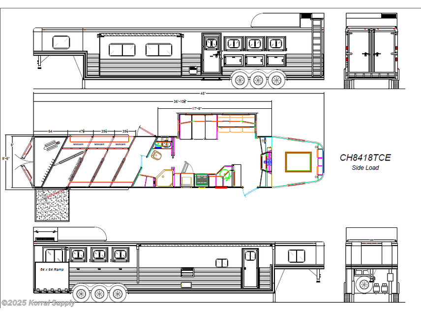 New 2026 Lakota Charger 4H - Side Load - Full Back Tack - Slide available in Douglas, North Dakota