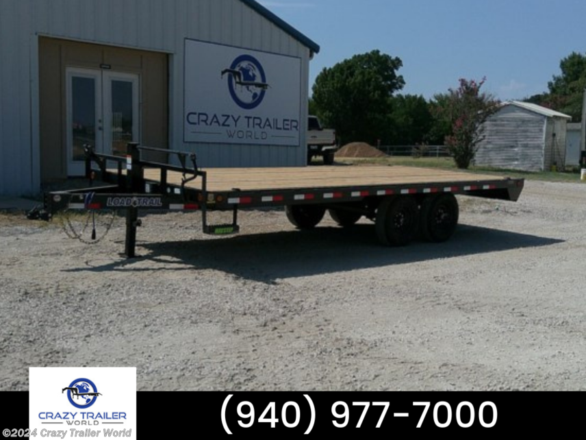 New 2024 Load Trail 102X20 Deckover Equipment Flatbed Trailer 14K LB available in Whitesboro, Texas