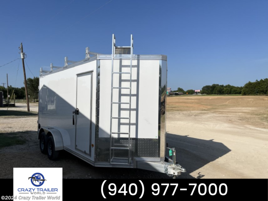 New 2023 Stealth 7X16 Contractor Enclosed Aluminum Trailer available in Whitesboro, Texas