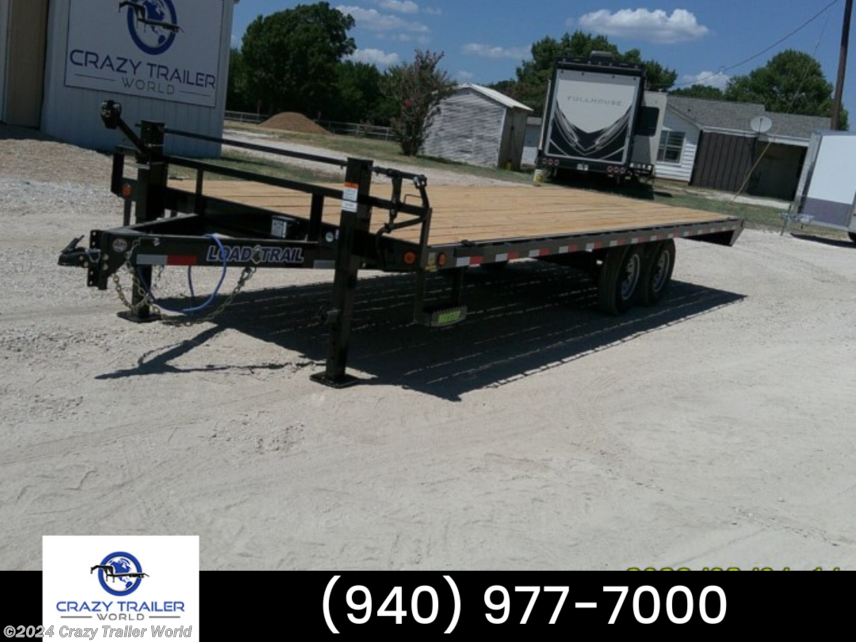 New 2024 Load Trail 102X24 Deckover Equipment Flatbed Trailer 14K available in Whitesboro, Texas