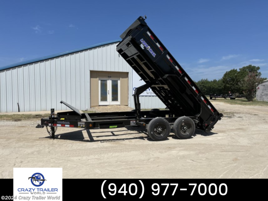 New 2024 Load Trail 83X14 Low Pro Dump Trailer 16K GVWR available in Whitesboro, Texas