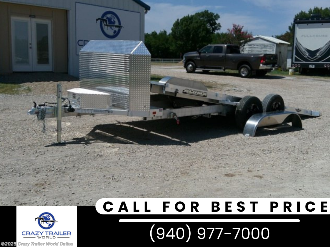 2024 Aluma 8218HAnvTilt 18' Aluminum Tilt Car Hauler Trailer