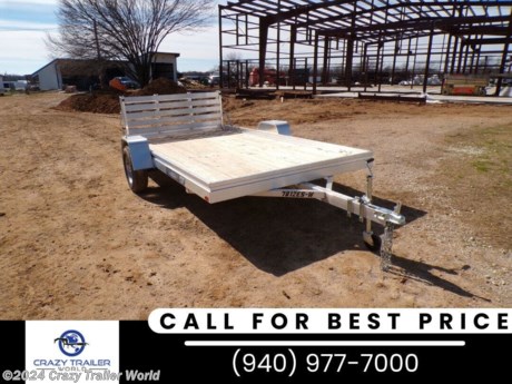 &lt;p&gt;stock # 275887&lt;/p&gt;
&lt;p&gt;&lt;span style=&quot;color: #212529; font-family: &#39;Open Sans&#39;, sans-serif; font-size: 16px; text-align: justify;&quot;&gt;This trailer is for sale at Crazy Trailer World in Whitesboro, Texas. We offer Rent To Own Financing and also offer traditional financing.&lt;/span&gt;&lt;/p&gt;
&lt;p&gt;&lt;strong&gt;&lt;span style=&quot;color: #212529; font-family: &#39;Open Sans&#39;, sans-serif; font-size: 16px; text-align: justify;&quot;&gt;Aluma 7812ESW-S-TG&lt;/span&gt;&lt;/strong&gt;&lt;/p&gt;
&lt;p&gt;&lt;span style=&quot;color: #212529; font-family: &#39;Open Sans&#39;, sans-serif; font-size: 16px; text-align: justify;&quot;&gt;78X12 Aluminum Utility&amp;nbsp;Trailer&lt;/span&gt;&lt;/p&gt;
&lt;p&gt;&lt;span style=&quot;color: #212529; font-family: &#39;Open Sans&#39;, sans-serif; font-size: 16px; text-align: justify;&quot;&gt;empty weight 900#&lt;/span&gt;&lt;/p&gt;
&lt;p&gt;&lt;span style=&quot;color: #212529; font-family: &#39;Open Sans&#39;, sans-serif; font-size: 16px; text-align: justify;&quot;&gt;bed size &lt;/span&gt;78&quot; x 147&quot;&lt;/p&gt;
&lt;p&gt;3500# Rubber torsion axle (rated at 2990#) - No brakes - Easy lube hubs&lt;/p&gt;
&lt;p&gt;&amp;bull; ST205/75R14 LRC Radial tires&amp;nbsp;&amp;nbsp;&lt;/p&gt;
&lt;p&gt;&amp;bull; Steel wheels,&amp;nbsp;&lt;/p&gt;
&lt;p&gt;&amp;bull; Aluminum fenders&lt;/p&gt;
&lt;p&gt;&amp;bull; 2 x 8 #1 grade pressure-treated floor&lt;/p&gt;
&lt;p&gt;&amp;bull; 7&quot; Heavy duty frame rail&lt;/p&gt;
&lt;p&gt;&amp;bull; A-Framed aluminum tongue&amp;nbsp; 2&quot; coupler&lt;/p&gt;
&lt;p&gt;&amp;bull; 4) Tie down loops (2 per side)&lt;/p&gt;
&lt;p&gt;&amp;bull; Swivel tongue jack,&amp;nbsp;&lt;/p&gt;
&lt;p&gt;&amp;bull; LED Lighting package, safety chains&lt;/p&gt;
&lt;p&gt;&amp;bull; Aluminum tailgate - 75.5&quot; x 44&quot; long&lt;/p&gt;
&lt;p&gt;&amp;bull; Overall width = 101.5&quot;&lt;/p&gt;
&lt;p&gt;&amp;nbsp;&lt;/p&gt;
&lt;p&gt;&amp;bull; Overall length =&amp;nbsp; 12&#39; - 200&quot;&amp;nbsp;&lt;/p&gt;
&lt;p&gt;5 Year Warranty&amp;nbsp;&lt;/p&gt;
&lt;p&gt;&lt;span style=&quot;color: #212529; font-family: &#39;Open Sans&#39;, sans-serif; font-size: 16px; text-align: justify;&quot;&gt;Please contact us to verify that this trailer is still available. All prices are subject to Tax, Title, Plates &amp;amp; Doc Fees. All Trailers are discounted for Cash or Finance Price ! We charge a convenience fee on credit card purchases. Crazy Trailer World Of Whitesboro Texas is located near Dallas Texas, Gainesville Texas, Sherman Texas, Denison Texas, Denton Texas, Little Elm Texas, Frisco Texas, Corinth Texas, Ardmore Oklahoma, Durant Oklahoma, The Colony Texas, Highland Village Texas, Allen Texas, Bonham Texas, Lewisville Texas, Plano Texas, Paris Texas, Wichita Falls Texas, Oklahoma City Oklahoma, Trenton Texas. Come see us for the best deal on Dump Trailers, Equipment Trailers, Flatbed Trailers, Skidloader Trailers, Tiltbed Trailer, Bobcat Trailer, Farm Trailer, Trash Trailer, Cleanup Trailer, Hotshot Trailer, Gooseneck Trailer, Trailor, Load Trail Trailers for sale, Utility Trailer, ATV Trailer, UTV Trailer, Side X Side Trailer, SXS Trailer, Mower Trailer, Truck Beds, Truck Flatbeds, Tank Trailers, Hydraulic Dovetail Trailers, MAX Ramp Trailer, Ramp Trailer, Deckover Trailer, Pintle Trailer, Construction Trailer, Contractor Trailer, Jeep Trailers, Buggy Hauler Trailers, Scissor Lift Trailers, Used Trailer, Car Hauler, Car Trailers, Lawncare Trailers, Landscape Trailers, Low Pro Trailers, Backhoe Trailers, Golf Cart Trailers, Side Load Trailers, Tall Sided Dump Trailer for sale, 3&#39; Tall Side Dump Trailer, 4&#39; tall side dump trailer, gooseneck dump trailer, fold down side dump trailers. We are also a Aluma Aluminum Trailer Dealer. We have Aluminum Trailers for sale in Texas.&lt;/span&gt;&lt;/p&gt;
&lt;p&gt;&lt;span style=&quot;font-size: 8pt;&quot;&gt;&lt;a href=&quot;https://www.crazytrailerworld.com/whitesboro&quot; rel=&quot;noopener noreferrer&quot;&gt;Crazy Trailer World&lt;/a&gt;&amp;nbsp;is not responsible for any Typos, Errors or misprints.&lt;/span&gt;&lt;/p&gt;
&lt;p&gt;&amp;nbsp;&lt;/p&gt;
&lt;p&gt;&lt;span style=&quot;font-size: 8pt;&quot;&gt;Follow Crazy Trailer World on social media:&lt;/span&gt;&lt;br&gt;&lt;span style=&quot;font-size: 8pt;&quot;&gt;&lt;a href=&quot;https://www.facebook.com/crazytrailerworldwhitesboro&quot; rel=&quot;noopener noreferrer&quot;&gt;Facebook&lt;/a&gt;&amp;nbsp;&lt;a href=&quot;https://www.instagram.com/crazytrailerworldwhitesboro/&quot; rel=&quot;noopener noreferrer&quot;&gt;Instagram&lt;/a&gt;&amp;nbsp;&lt;a href=&quot;https://www.youtube.com/@CrazyTrailerWorldWhitesboro&quot; rel=&quot;noopener noreferrer&quot;&gt;YouTube&lt;/a&gt; &lt;a href=&quot;https://www.tiktok.com/@ctw.whitesboro&quot;&gt;TikTok&lt;/a&gt;&lt;/span&gt;&lt;/p&gt;