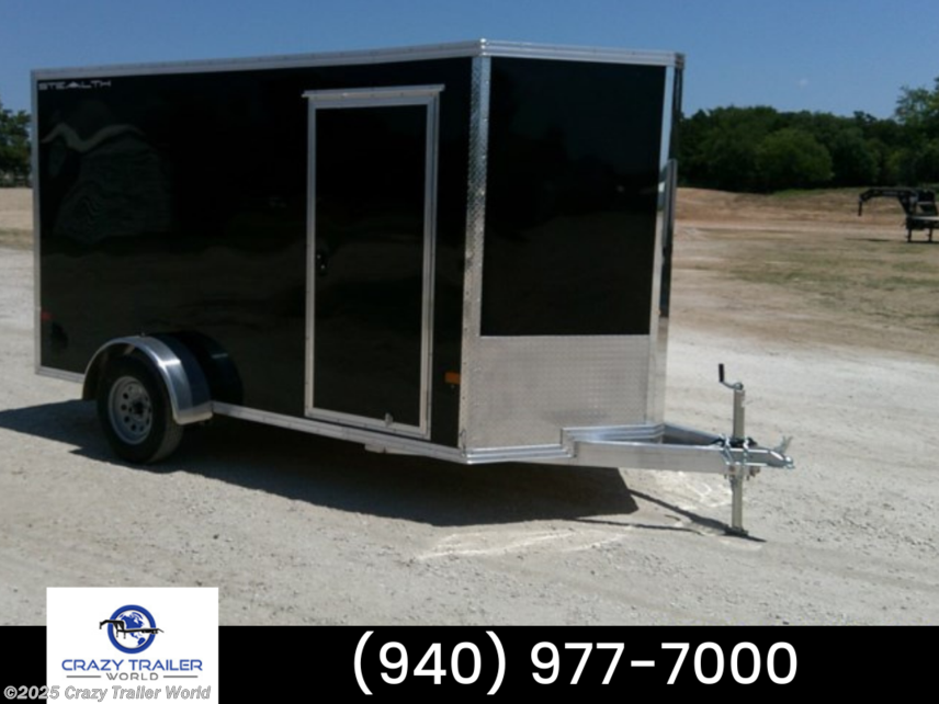 New 2023 Stealth 6X12 Aluminum Enclosed Cargo Trailer available in Whitesboro, Texas