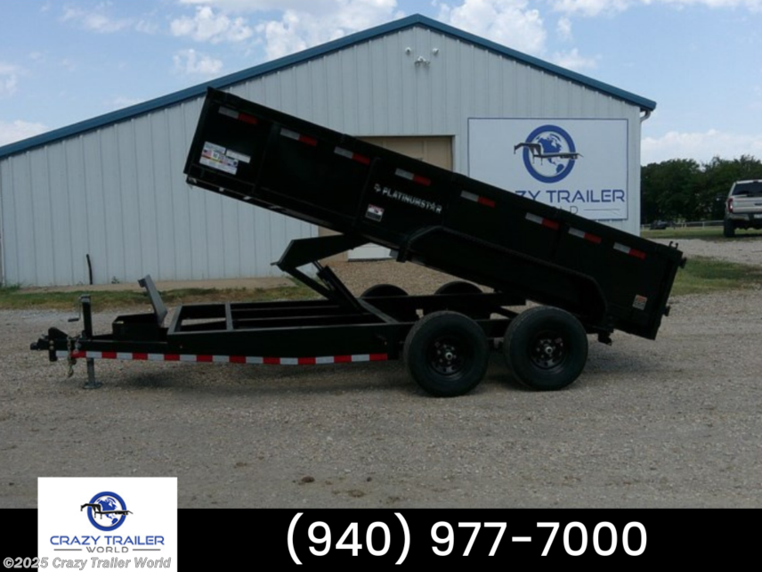 New 2023 DP Platinum Star 83X14 Dump Trailer 12K GVWR available in Whitesboro, Texas