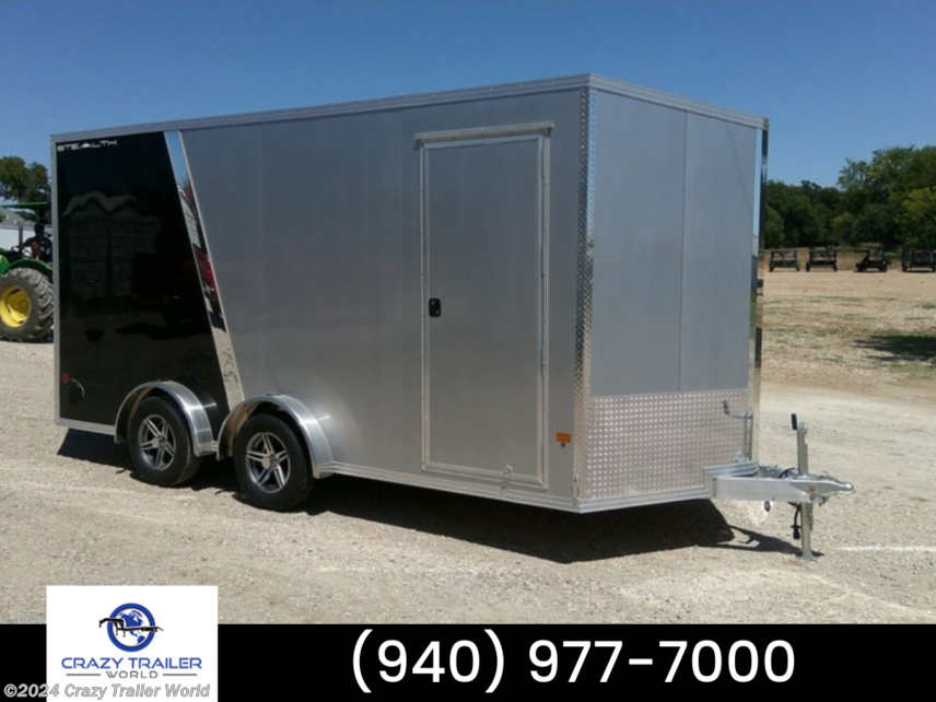 New 2023 Stealth 7.5X16 Aluminum UTV Enclosed Cargo Trailer available in Whitesboro, Texas