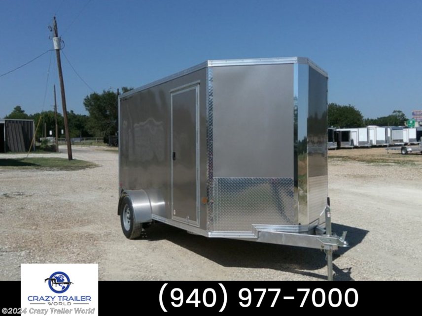 New 2024 Stealth 6X12 Aluminum Cargo Enclosed Trailer available in Whitesboro, Texas