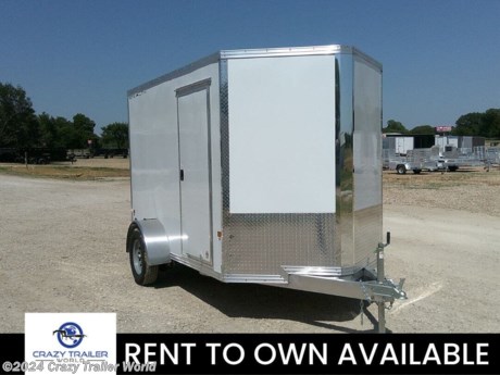 &lt;p&gt;&lt;em&gt;&lt;strong&gt;&lt;span style=&quot;color: #222222; font-family: Arial, Helvetica, sans-serif; font-size: small;&quot;&gt;Due to recent storm this trailer may have slight hail damage to roof&lt;/span&gt;&lt;/strong&gt;&lt;/em&gt;&lt;/p&gt;
&lt;p&gt;&amp;nbsp;&lt;/p&gt;
&lt;p&gt;Stock # RT001384&lt;/p&gt;
&lt;p&gt;&amp;nbsp;&lt;/p&gt;
&lt;p&gt;&lt;span style=&quot;color: #212529; font-family: &#39;Open Sans&#39;, sans-serif; font-size: 16px; text-align: justify;&quot;&gt;This trailer is for sale at Crazy Trailer World in Whitesboro, Texas. We offer Rent To Own Financing and also offer traditional financing.&lt;/span&gt;&lt;/p&gt;
&lt;p&gt;&amp;nbsp;&lt;/p&gt;
&lt;p&gt;&lt;span style=&quot;color: #212529; font-family: &#39;Open Sans&#39;, sans-serif; font-size: 16px; text-align: justify;&quot;&gt;&lt;strong&gt;Stealth by Alcom 6X10S-IF&lt;/strong&gt;&lt;/span&gt;&lt;/p&gt;
&lt;ul&gt;
&lt;li style=&quot;text-align: justify;&quot;&gt;&lt;span style=&quot;color: #212529; font-family: Open Sans, sans-serif;&quot;&gt;&lt;span style=&quot;font-size: 16px;&quot;&gt;6x10 Stealth&lt;/span&gt;&lt;/span&gt;&lt;/li&gt;
&lt;li style=&quot;text-align: justify;&quot;&gt;&lt;span style=&quot;color: #212529; font-family: Open Sans, sans-serif;&quot;&gt;&lt;span style=&quot;font-size: 16px;&quot;&gt;** INTEGRATED FRAME MODEL **&lt;/span&gt;&lt;/span&gt;&lt;/li&gt;
&lt;li style=&quot;text-align: justify;&quot;&gt;&lt;span style=&quot;color: #212529; font-family: Open Sans, sans-serif;&quot;&gt;&lt;span style=&quot;font-size: 16px;&quot;&gt;Front Style: V-Front, 24&quot;&lt;/span&gt;&lt;/span&gt;&lt;/li&gt;
&lt;li style=&quot;text-align: justify;&quot;&gt;&lt;span style=&quot;color: #212529; font-family: Open Sans, sans-serif;&quot;&gt;&lt;span style=&quot;font-size: 16px;&quot;&gt;2&quot; X 3&quot; Integrated Frame&lt;/span&gt;&lt;/span&gt;&lt;/li&gt;
&lt;li style=&quot;text-align: justify;&quot;&gt;&lt;span style=&quot;color: #212529; font-family: Open Sans, sans-serif;&quot;&gt;&lt;span style=&quot;font-size: 16px;&quot;&gt;24&quot; O/C Roof Studs&lt;/span&gt;&lt;/span&gt;&lt;/li&gt;
&lt;li style=&quot;text-align: justify;&quot;&gt;&lt;span style=&quot;color: #212529; font-family: Open Sans, sans-serif;&quot;&gt;&lt;span style=&quot;font-size: 16px;&quot;&gt;16&quot; O/C Floor &amp;amp;&amp;nbsp;Wall Studs&lt;/span&gt;&lt;/span&gt;&lt;/li&gt;
&lt;li style=&quot;text-align: justify;&quot;&gt;&lt;span style=&quot;color: #212529; font-family: Open Sans, sans-serif;&quot;&gt;&lt;span style=&quot;font-size: 16px;&quot;&gt;Box Length: 10&#39;&lt;/span&gt;&lt;/span&gt;&lt;/li&gt;
&lt;li style=&quot;text-align: justify;&quot;&gt;&lt;span style=&quot;color: #212529; font-family: Open Sans, sans-serif;&quot;&gt;&lt;span style=&quot;font-size: 16px;&quot;&gt;Box Width: 72&quot;&lt;/span&gt;&lt;/span&gt;&lt;/li&gt;
&lt;li style=&quot;text-align: justify;&quot;&gt;&lt;span style=&quot;color: #212529; font-family: Open Sans, sans-serif;&quot;&gt;&lt;span style=&quot;font-size: 16px;&quot;&gt;Interior Height: 76&quot; (3&quot; additional height)&amp;nbsp;&lt;/span&gt;&lt;/span&gt;&lt;/li&gt;
&lt;li style=&quot;text-align: justify;&quot;&gt;&lt;span style=&quot;color: #212529; font-family: Open Sans, sans-serif;&quot;&gt;&lt;span style=&quot;font-size: 16px;&quot;&gt;Screwless .030 Bonded Sides&lt;/span&gt;&lt;/span&gt;&lt;/li&gt;
&lt;li style=&quot;text-align: justify;&quot;&gt;&lt;span style=&quot;color: #212529; font-family: Open Sans, sans-serif;&quot;&gt;&lt;span style=&quot;font-size: 16px;&quot;&gt;Axles: 1-3k Idler Leaf Spring Axle w/ 4&quot; Drop&lt;/span&gt;&lt;/span&gt;&lt;/li&gt;
&lt;li style=&quot;text-align: justify;&quot;&gt;&lt;span style=&quot;color: #212529; font-family: Open Sans, sans-serif;&quot;&gt;&lt;span style=&quot;font-size: 16px;&quot;&gt;24&quot; Stone Guard&lt;/span&gt;&lt;/span&gt;&lt;/li&gt;
&lt;li style=&quot;text-align: justify;&quot;&gt;&lt;span style=&quot;color: #212529; font-family: Open Sans, sans-serif;&quot;&gt;&lt;span style=&quot;font-size: 16px;&quot;&gt;Anodized Nose Cone&lt;/span&gt;&lt;/span&gt;&lt;/li&gt;
&lt;li style=&quot;text-align: justify;&quot;&gt;&lt;span style=&quot;color: #212529; font-family: Open Sans, sans-serif;&quot;&gt;&lt;span style=&quot;font-size: 16px;&quot;&gt;Tires: 15&quot; Silver Mod Wheels&amp;nbsp; 205/75R15&lt;/span&gt;&lt;/span&gt;&lt;/li&gt;
&lt;li style=&quot;text-align: justify;&quot;&gt;&lt;span style=&quot;color: #212529; font-family: Open Sans, sans-serif;&quot;&gt;&lt;span style=&quot;font-size: 16px;&quot;&gt;2&quot; Coupler&lt;/span&gt;&lt;/span&gt;&lt;/li&gt;
&lt;li style=&quot;text-align: justify;&quot;&gt;&lt;span style=&quot;color: #212529; font-family: Open Sans, sans-serif;&quot;&gt;&lt;span style=&quot;font-size: 16px;&quot;&gt;2000lb Center Jack w/ Foot&lt;/span&gt;&lt;/span&gt;&lt;/li&gt;
&lt;li style=&quot;text-align: justify;&quot;&gt;&lt;span style=&quot;color: #212529; font-family: Open Sans, sans-serif;&quot;&gt;&lt;span style=&quot;font-size: 16px;&quot;&gt;GVWR: 2990&lt;/span&gt;&lt;/span&gt;&lt;/li&gt;
&lt;li style=&quot;text-align: justify;&quot;&gt;&lt;span style=&quot;color: #212529; font-family: Open Sans, sans-serif;&quot;&gt;&lt;span style=&quot;font-size: 16px;&quot;&gt;3/8&quot; Water Resistant Interior Walls&lt;/span&gt;&lt;/span&gt;&lt;/li&gt;
&lt;li style=&quot;text-align: justify;&quot;&gt;&lt;span style=&quot;color: #212529; font-family: Open Sans, sans-serif;&quot;&gt;&lt;span style=&quot;font-size: 16px;&quot;&gt;5/8&quot; Water Resistant Decking&lt;/span&gt;&lt;/span&gt;&lt;/li&gt;
&lt;li style=&quot;text-align: justify;&quot;&gt;&lt;span style=&quot;color: #212529; font-family: Open Sans, sans-serif;&quot;&gt;&lt;span style=&quot;font-size: 16px;&quot;&gt;Interior Cove Trim&lt;/span&gt;&lt;/span&gt;&lt;/li&gt;
&lt;li style=&quot;text-align: justify;&quot;&gt;&lt;span style=&quot;color: #212529; font-family: Open Sans, sans-serif;&quot;&gt;&lt;span style=&quot;font-size: 16px;&quot;&gt;3&quot; Exterior Trim&lt;/span&gt;&lt;/span&gt;&lt;/li&gt;
&lt;li style=&quot;text-align: justify;&quot;&gt;&lt;span style=&quot;color: #212529; font-family: Open Sans, sans-serif;&quot;&gt;&lt;span style=&quot;font-size: 16px;&quot;&gt;(1) Dome Light w/ Switch&lt;/span&gt;&lt;/span&gt;&lt;/li&gt;
&lt;li style=&quot;text-align: justify;&quot;&gt;&lt;span style=&quot;color: #212529; font-family: Open Sans, sans-serif;&quot;&gt;&lt;span style=&quot;font-size: 16px;&quot;&gt;Plastic Salem Vents&lt;/span&gt;&lt;/span&gt;&lt;/li&gt;
&lt;li style=&quot;text-align: justify;&quot;&gt;&lt;span style=&quot;color: #212529; font-family: Open Sans, sans-serif;&quot;&gt;&lt;span style=&quot;font-size: 16px;&quot;&gt;Exterior LED Lighting&lt;/span&gt;&lt;/span&gt;&lt;/li&gt;
&lt;li style=&quot;text-align: justify;&quot;&gt;&lt;span style=&quot;color: #212529; font-family: Open Sans, sans-serif;&quot;&gt;&lt;span style=&quot;font-size: 16px;&quot;&gt;Rear Ramp w/ Spring Assist&lt;/span&gt;&lt;/span&gt;&lt;/li&gt;
&lt;li style=&quot;text-align: justify;&quot;&gt;&lt;span style=&quot;color: #212529; font-family: Open Sans, sans-serif;&quot;&gt;&lt;span style=&quot;font-size: 16px;&quot;&gt;32&quot;X66&quot; Side Door w/ Paddle Handle &amp;amp; Piano Hinge&lt;/span&gt;&lt;/span&gt;&lt;/li&gt;
&lt;/ul&gt;
&lt;p&gt;&amp;nbsp;&lt;/p&gt;
&lt;p&gt;&lt;span style=&quot;color: #212529; font-family: &#39;Open Sans&#39;, sans-serif; font-size: 16px; text-align: justify;&quot;&gt;Please contact us to verify that this trailer is still available. All prices are subject to Tax, Title, Plates &amp;amp; Doc Fees. All Trailers are discounted for Cash or Finance Price ! We charge a convenience fee on credit card purchases. Crazy Trailer World Of Whitesboro Texas is located near Dallas Texas, Gainesville Texas, Sherman Texas, Denison Texas, Denton Texas, Little Elm Texas, Frisco Texas, Corinth Texas, Ardmore Oklahoma, Durant Oklahoma, The Colony Texas, Highland Village Texas, Allen Texas, Bonham Texas, Lewisville Texas, Plano Texas, Paris Texas, Wichita Falls Texas, Oklahoma City Oklahoma, Trenton Texas. Come see us for the best deal on Dump Trailers, Equipment Trailers, Flatbed Trailers, Skidloader Trailers, Tiltbed Trailer, Bobcat Trailer, Farm Trailer, Trash Trailer, Cleanup Trailer, Hotshot Trailer, Gooseneck Trailer, Trailor, Load Trail Trailers for sale, Utility Trailer, ATV Trailer, UTV Trailer, Side X Side Trailer, SXS Trailer, Mower Trailer, Truck Beds, Truck Flatbeds, Tank Trailers, Hydraulic Dovetail Trailers, MAX Ramp Trailer, Ramp Trailer, Deckover Trailer, Pintle Trailer, Construction Trailer, Contractor Trailer, Jeep Trailers, Buggy Hauler Trailers, Scissor Lift Trailers, Used Trailer, Car Hauler, Car Trailers, Lawncare Trailers, Landscape Trailers, Low Pro Trailers, Backhoe Trailers, Golf Cart Trailers, Side Load Trailers, Tall Sided Dump Trailer for sale, 3&#39; Tall Side Dump Trailer, 4&#39; tall side dump trailer, gooseneck dump trailer, fold down side dump trailers. We are also a Aluma Aluminum Trailer Dealer. We have Aluminum Trailers for sale in Texas.&lt;/span&gt;&lt;/p&gt;
&lt;p&gt;&amp;nbsp;&lt;/p&gt;
&lt;div style=&quot;box-sizing: border-box; color: #222222; font-family: Arial, Helvetica, sans-serif; font-size: small;&quot;&gt;
&lt;p&gt;&lt;span style=&quot;font-size: 8pt;&quot;&gt;Crazy Trailer World&amp;nbsp;is not responsible for any Typos, Errors or misprints.&lt;/span&gt;&lt;/p&gt;
&lt;p&gt;&amp;nbsp;&lt;/p&gt;
&lt;p&gt;&lt;span style=&quot;font-size: 8pt;&quot;&gt;Follow Crazy Trailer World on social media:&lt;/span&gt;&lt;br /&gt;&lt;span style=&quot;font-size: 8pt;&quot;&gt;Facebook&amp;nbsp;Instagram&amp;nbsp;YouTube TikTok&lt;/span&gt;&lt;/p&gt;
&lt;/div&gt;