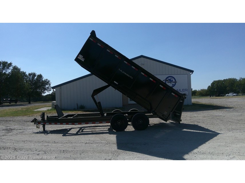 New 2023 DP Platinum Star 83X16 Tall Sided Dump Trailer 14K GVWR available in Whitesboro, Texas