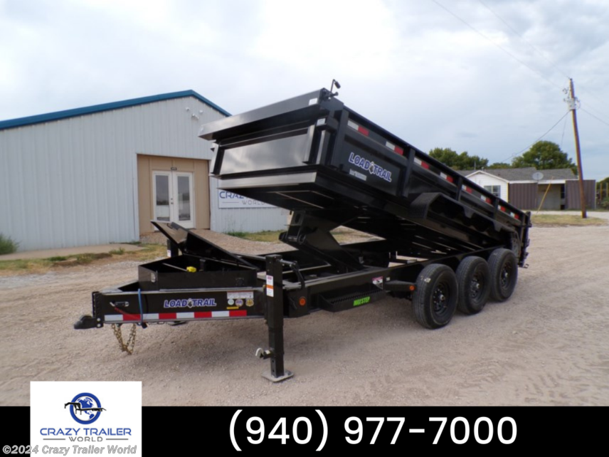 New 2024 Load Trail 83X16 Heavy Duty Dump Trailer 21K GVWR available in Whitesboro, Texas