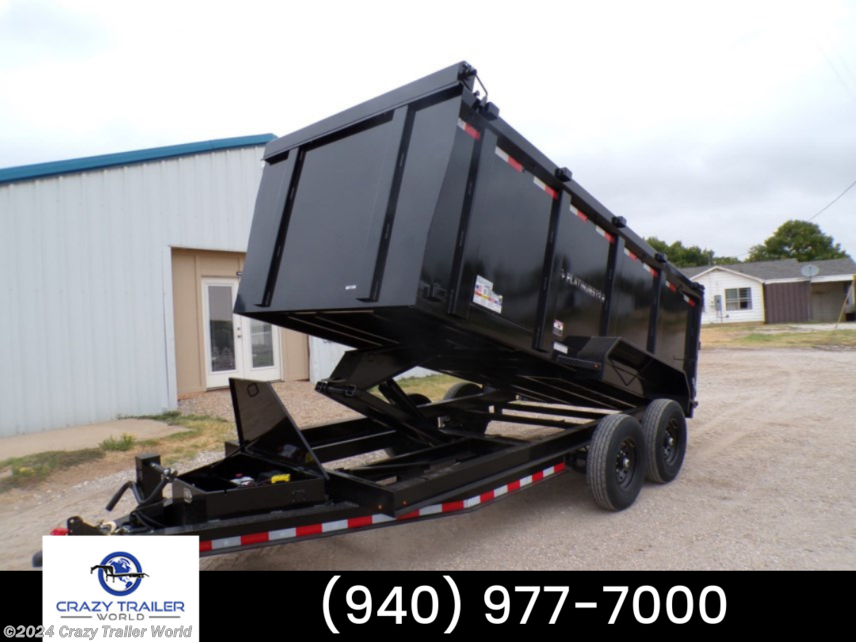New 2023 DP Platinum Star 83X14 48&quot; Sides Dump Trailer 14K GVWR available in Whitesboro, Texas