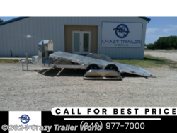 New 2024 Aluma 8216ANV-TILT-TA 16&apos; Aluminum Tilt Car Hauler Trailer available in Whitesboro, Texas