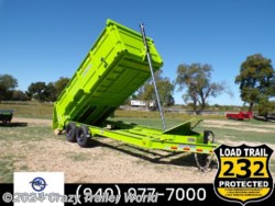 New 2024 Load Trail DL 83X16 Heavy Duty Dump Trailer Tall Sides 14K LB available in Whitesboro, Texas