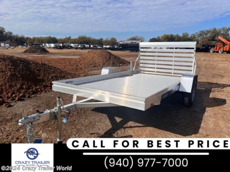 &lt;p&gt;stock # RB278595&lt;/p&gt;
&lt;p&gt;&lt;span style=&quot;color: #212529; font-family: &#39;Open Sans&#39;, sans-serif; font-size: 16px; text-align: justify;&quot;&gt;This trailer is for sale at Crazy Trailer World in Whitesboro, Texas. We offer Rent To Own Financing and also offer traditional financing.&lt;/span&gt;&lt;/p&gt;
&lt;p&gt;&lt;strong&gt;&lt;span style=&quot;color: #212529; font-family: &#39;Open Sans&#39;, sans-serif; font-size: 16px; text-align: justify;&quot;&gt;Aluma 7812ESA-S-TG&lt;/span&gt;&lt;/strong&gt;&lt;/p&gt;
&lt;p style=&quot;text-align: justify;&quot;&gt;&amp;bull; 3500# Rubber torsion axle (rated at 2990#) - No brakes - Easy lube hubs&lt;/p&gt;
&lt;p style=&quot;text-align: justify;&quot;&gt;&amp;bull; ST205/75R14 LRC Radial tires&lt;/p&gt;
&lt;p style=&quot;text-align: justify;&quot;&gt;&amp;bull; Steel wheels, 5-4.5 BHP&lt;/p&gt;
&lt;p style=&quot;text-align: justify;&quot;&gt;&amp;bull; Aluminum fenders&lt;/p&gt;
&lt;p style=&quot;text-align: justify;&quot;&gt;&amp;bull; Extruded aluminum floor&lt;/p&gt;
&lt;p style=&quot;text-align: justify;&quot;&gt;&amp;bull; 7&quot; Heavy duty frame rail&lt;/p&gt;
&lt;p style=&quot;text-align: justify;&quot;&gt;&amp;bull; A-Framed aluminum tongue, 48&quot; long with 2&quot; coupler&lt;/p&gt;
&lt;p style=&quot;text-align: justify;&quot;&gt;&amp;bull; (4) Tie down loops (2 per side)&lt;/p&gt;
&lt;p style=&quot;text-align: justify;&quot;&gt;&amp;bull; Swivel tongue jack, 1200# capacity&lt;/p&gt;
&lt;p style=&quot;text-align: justify;&quot;&gt;&amp;bull; LED Lighting package, safety chains&lt;/p&gt;
&lt;p style=&quot;text-align: justify;&quot;&gt;&amp;bull; Aluminum tailgate - 75.5&quot; x 44&quot; long&lt;/p&gt;
&lt;p style=&quot;text-align: justify;&quot;&gt;&amp;bull; Overall width = 101.5&quot;&lt;/p&gt;
&lt;p style=&quot;text-align: justify;&quot;&gt;&amp;bull; Overall length =&amp;nbsp; 12&#39; - 200&quot;&amp;nbsp;&lt;/p&gt;
&lt;p style=&quot;text-align: justify;&quot;&gt;&amp;nbsp;&lt;/p&gt;
&lt;p&gt;&lt;span style=&quot;color: #212529; font-family: &#39;Open Sans&#39;, sans-serif; font-size: 16px; text-align: justify;&quot;&gt;Please contact us to verify that this trailer is still available. All prices are subject to Tax, Title, Plates &amp;amp; Doc Fees. All Trailers are discounted for Cash or Finance Price ! We charge a convenience fee on credit card purchases. Crazy Trailer World Of Whitesboro Texas is located near Dallas Texas, Gainesville Texas, Sherman Texas, Denison Texas, Denton Texas, Little Elm Texas, Frisco Texas, Corinth Texas, Ardmore Oklahoma, Durant Oklahoma, The Colony Texas, Highland Village Texas, Allen Texas, Bonham Texas, Lewisville Texas, Plano Texas, Paris Texas, Wichita Falls Texas, Oklahoma City Oklahoma, Trenton Texas. Come see us for the best deal on Dump Trailers, Equipment Trailers, Flatbed Trailers, Skidloader Trailers, Tiltbed Trailer, Bobcat Trailer, Farm Trailer, Trash Trailer, Cleanup Trailer, Hotshot Trailer, Gooseneck Trailer, Trailor, Load Trail Trailers for sale, Utility Trailer, ATV Trailer, UTV Trailer, Side X Side Trailer, SXS Trailer, Mower Trailer, Truck Beds, Truck Flatbeds, Tank Trailers, Hydraulic Dovetail Trailers, MAX Ramp Trailer, Ramp Trailer, Deckover Trailer, Pintle Trailer, Construction Trailer, Contractor Trailer, Jeep Trailers, Buggy Hauler Trailers, Scissor Lift Trailers, Used Trailer, Car Hauler, Car Trailers, Lawncare Trailers, Landscape Trailers, Low Pro Trailers, Backhoe Trailers, Golf Cart Trailers, Side Load Trailers, Tall Sided Dump Trailer for sale, 3&#39; Tall Side Dump Trailer, 4&#39; tall side dump trailer, gooseneck dump trailer, fold down side dump trailers. We are also a Aluma Aluminum Trailer Dealer. We have Aluminum Trailers for sale in Texas.&lt;/span&gt;&lt;/p&gt;
&lt;p&gt;&lt;span style=&quot;font-size: 8pt;&quot;&gt;&lt;a href=&quot;https://www.crazytrailerworld.com/whitesboro&quot; rel=&quot;noopener noreferrer&quot;&gt;Crazy Trailer World&lt;/a&gt;&amp;nbsp;is not responsible for any Typos, Errors or misprints.&lt;/span&gt;&lt;/p&gt;
&lt;p&gt;&amp;nbsp;&lt;/p&gt;
&lt;p&gt;&lt;span style=&quot;font-size: 8pt;&quot;&gt;Follow Crazy Trailer World on social media:&lt;/span&gt;&lt;br&gt;&lt;span style=&quot;font-size: 8pt;&quot;&gt;&lt;a href=&quot;https://www.facebook.com/crazytrailerworldwhitesboro&quot; rel=&quot;noopener noreferrer&quot;&gt;Facebook&lt;/a&gt;&amp;nbsp;&lt;a href=&quot;https://www.instagram.com/crazytrailerworldwhitesboro/&quot; rel=&quot;noopener noreferrer&quot;&gt;Instagram&lt;/a&gt;&amp;nbsp;&lt;a href=&quot;https://www.youtube.com/@CrazyTrailerWorldWhitesboro&quot; rel=&quot;noopener noreferrer&quot;&gt;YouTube&lt;/a&gt; &lt;a href=&quot;https://www.tiktok.com/@ctw.whitesboro&quot;&gt;TikTok&lt;/a&gt;&lt;/span&gt;&lt;/p&gt;
