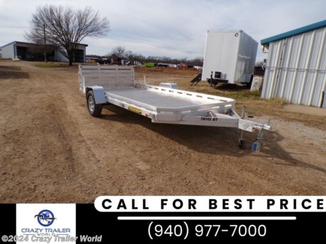 &lt;p&gt;stock # RB278009&lt;/p&gt;
&lt;p&gt;&lt;span style=&quot;color: #212529; font-family: &#39;Open Sans&#39;, sans-serif; font-size: 16px; text-align: justify;&quot;&gt;This trailer is for sale at Crazy Trailer World in Whitesboro, Texas. We offer Rent To Own Financing and also offer traditional financing.&lt;/span&gt;&lt;/p&gt;
&lt;p&gt;&lt;strong&gt;&lt;span style=&quot;color: #212529; font-family: &#39;Open Sans&#39;, sans-serif; font-size: 16px; text-align: justify;&quot;&gt;Aluma 7814S-BT&lt;/span&gt;&lt;/strong&gt;&lt;/p&gt;
&lt;p&gt;&amp;bull; 3500# Rubber torsion axle (rated at 2990#) - No brakes - Easy lube hubs&lt;/p&gt;
&lt;p&gt;&amp;bull; ST205/75R14 LRC Radial tires&amp;nbsp;&lt;/p&gt;
&lt;p&gt;&amp;bull; Aluminum wheels, 5-4.5 BHP&lt;/p&gt;
&lt;p&gt;&amp;bull; Aluminum fenders&lt;/p&gt;
&lt;p&gt;&amp;bull; Extruded aluminum floor&lt;/p&gt;
&lt;p&gt;&amp;bull; 8.5&quot; Front &amp;amp; side retaining rails&lt;/p&gt;
&lt;p&gt;&amp;bull; A-Framed aluminum tongue, 48&quot; long with 2&quot; coupler&lt;/p&gt;
&lt;p&gt;&amp;bull; (6) Stake pockets (3 per side)&lt;/p&gt;
&lt;p&gt;&amp;bull; (4) Tie down loops (2 per side)&lt;/p&gt;
&lt;p&gt;&amp;bull; (2) Rear stabilizer legs (1 per side)&lt;/p&gt;
&lt;p&gt;&amp;bull; Swivel tongue jack, 1200# capacity&lt;/p&gt;
&lt;p&gt;&amp;bull; LED Lighting package, safety chains&lt;/p&gt;
&lt;p&gt;&amp;bull; Aluminum tailgate -&amp;nbsp; Bi-fold - 75.5&quot; x 60&quot; long&lt;/p&gt;
&lt;p&gt;&amp;bull; Overall width = 101.5&quot;&lt;/p&gt;
&lt;p&gt;&amp;bull; Overall length = 225&quot;&lt;/p&gt;
&lt;p&gt;5 Year Warranty&amp;nbsp;&lt;/p&gt;
&lt;p&gt;&lt;span style=&quot;color: #212529; font-family: &#39;Open Sans&#39;, sans-serif; font-size: 16px; text-align: justify;&quot;&gt;Please contact us to verify that this trailer is still available. All prices are subject to Tax, Title, Plates &amp;amp; Doc Fees. All Trailers are discounted for Cash or Finance Price ! We charge a convenience fee on credit card purchases. Crazy Trailer World Of Whitesboro Texas is located near Dallas Texas, Gainesville Texas, Sherman Texas, Denison Texas, Denton Texas, Little Elm Texas, Frisco Texas, Corinth Texas, Ardmore Oklahoma, Durant Oklahoma, The Colony Texas, Highland Village Texas, Allen Texas, Bonham Texas, Lewisville Texas, Plano Texas, Paris Texas, Wichita Falls Texas, Oklahoma City Oklahoma, Trenton Texas. Come see us for the best deal on Dump Trailers, Equipment Trailers, Flatbed Trailers, Skidloader Trailers, Tiltbed Trailer, Bobcat Trailer, Farm Trailer, Trash Trailer, Cleanup Trailer, Hotshot Trailer, Gooseneck Trailer, Trailor, Load Trail Trailers for sale, Utility Trailer, ATV Trailer, UTV Trailer, Side X Side Trailer, SXS Trailer, Mower Trailer, Truck Beds, Truck Flatbeds, Tank Trailers, Hydraulic Dovetail Trailers, MAX Ramp Trailer, Ramp Trailer, Deckover Trailer, Pintle Trailer, Construction Trailer, Contractor Trailer, Jeep Trailers, Buggy Hauler Trailers, Scissor Lift Trailers, Used Trailer, Car Hauler, Car Trailers, Lawncare Trailers, Landscape Trailers, Low Pro Trailers, Backhoe Trailers, Golf Cart Trailers, Side Load Trailers, Tall Sided Dump Trailer for sale, 3&#39; Tall Side Dump Trailer, 4&#39; tall side dump trailer, gooseneck dump trailer, fold down side dump trailers. We are also a Aluma Aluminum Trailer Dealer. We have Aluminum Trailers for sale in Texas.&lt;/span&gt;&lt;/p&gt;
&lt;p&gt;&lt;span style=&quot;font-size: 8pt;&quot;&gt;&lt;a href=&quot;https://www.crazytrailerworld.com/whitesboro&quot; rel=&quot;noopener noreferrer&quot;&gt;Crazy Trailer World&lt;/a&gt;&amp;nbsp;is not responsible for any Typos, Errors or misprints.&lt;/span&gt;&lt;/p&gt;
&lt;p&gt;&amp;nbsp;&lt;/p&gt;
&lt;p&gt;&lt;span style=&quot;font-size: 8pt;&quot;&gt;Follow Crazy Trailer World on social media:&lt;/span&gt;&lt;br&gt;&lt;span style=&quot;font-size: 8pt;&quot;&gt;&lt;a href=&quot;https://www.facebook.com/crazytrailerworldwhitesboro&quot; rel=&quot;noopener noreferrer&quot;&gt;Facebook&lt;/a&gt;&amp;nbsp;&lt;a href=&quot;https://www.instagram.com/crazytrailerworldwhitesboro/&quot; rel=&quot;noopener noreferrer&quot;&gt;Instagram&lt;/a&gt;&amp;nbsp;&lt;a href=&quot;https://www.youtube.com/@CrazyTrailerWorldWhitesboro&quot; rel=&quot;noopener noreferrer&quot;&gt;YouTube&lt;/a&gt; &lt;a href=&quot;https://www.tiktok.com/@ctw.whitesboro&quot;&gt;TikTok&lt;/a&gt;&lt;/span&gt;&lt;/p&gt;