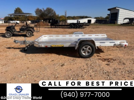 &lt;p&gt;stock # RB278806&lt;/p&gt;
&lt;p&gt;&lt;span style=&quot;color: #212529; font-family: &#39;Open Sans&#39;, sans-serif; font-size: 16px; text-align: justify;&quot;&gt;This trailer is for sale at Crazy Trailer World in Whitesboro, Texas. We offer Rent To Own Financing and also offer traditional financing.&lt;/span&gt;&lt;/p&gt;
&lt;p&gt;&lt;strong&gt;&lt;span style=&quot;color: #212529; font-family: &#39;Open Sans&#39;, sans-serif; font-size: 16px; text-align: justify;&quot;&gt;Aluma 7712H-TILT-S&lt;/span&gt;&lt;/strong&gt;&lt;/p&gt;
&lt;p style=&quot;text-align: justify;&quot;&gt;&lt;span style=&quot;color: #212529; font-family: Open Sans, sans-serif;&quot;&gt;&lt;span style=&quot;font-size: 16px;&quot;&gt;&amp;bull; 3500# Rubber torsion axle (rated at 2990#) - No brakes - Easy lube hubs&lt;/span&gt;&lt;/span&gt;&lt;/p&gt;
&lt;p style=&quot;text-align: justify;&quot;&gt;&lt;span style=&quot;color: #212529; font-family: Open Sans, sans-serif;&quot;&gt;&lt;span style=&quot;font-size: 16px;&quot;&gt;&amp;bull; ST205/75R14 LRC Radial tires&amp;nbsp;&lt;/span&gt;&lt;/span&gt;&lt;/p&gt;
&lt;p style=&quot;text-align: justify;&quot;&gt;&lt;span style=&quot;color: #212529; font-family: Open Sans, sans-serif;&quot;&gt;&lt;span style=&quot;font-size: 16px;&quot;&gt;&amp;bull; Aluminum wheels, 5-4.5 BHP&lt;/span&gt;&lt;/span&gt;&lt;/p&gt;
&lt;p style=&quot;text-align: justify;&quot;&gt;&lt;span style=&quot;color: #212529; font-family: Open Sans, sans-serif;&quot;&gt;&lt;span style=&quot;font-size: 16px;&quot;&gt;&amp;bull; Aluminum fenders&lt;/span&gt;&lt;/span&gt;&lt;/p&gt;
&lt;p style=&quot;text-align: justify;&quot;&gt;&lt;span style=&quot;color: #212529; font-family: Open Sans, sans-serif;&quot;&gt;&lt;span style=&quot;font-size: 16px;&quot;&gt;&amp;bull; Extruded aluminum floor&lt;/span&gt;&lt;/span&gt;&lt;/p&gt;
&lt;p style=&quot;text-align: justify;&quot;&gt;&lt;span style=&quot;color: #212529; font-family: Open Sans, sans-serif;&quot;&gt;&lt;span style=&quot;font-size: 16px;&quot;&gt;&amp;bull; 8.5&quot; Front &amp;amp; side retaining rails&lt;/span&gt;&lt;/span&gt;&lt;/p&gt;
&lt;p style=&quot;text-align: justify;&quot;&gt;&lt;span style=&quot;color: #212529; font-family: Open Sans, sans-serif;&quot;&gt;&lt;span style=&quot;font-size: 16px;&quot;&gt;&amp;bull; A-Framed aluminum tongue, 48&quot; long with 2&quot; coupler&lt;/span&gt;&lt;/span&gt;&lt;/p&gt;
&lt;p style=&quot;text-align: justify;&quot;&gt;&lt;span style=&quot;color: #212529; font-family: Open Sans, sans-serif;&quot;&gt;&lt;span style=&quot;font-size: 16px;&quot;&gt;&amp;bull; (4) Stake pockets (3 per side)&lt;/span&gt;&lt;/span&gt;&lt;/p&gt;
&lt;p style=&quot;text-align: justify;&quot;&gt;&lt;span style=&quot;color: #212529; font-family: Open Sans, sans-serif;&quot;&gt;&lt;span style=&quot;font-size: 16px;&quot;&gt;&amp;bull; (4) Tie down loops (2 per side)&lt;/span&gt;&lt;/span&gt;&lt;/p&gt;
&lt;p style=&quot;text-align: justify;&quot;&gt;&lt;span style=&quot;color: #212529; font-family: Open Sans, sans-serif;&quot;&gt;&lt;span style=&quot;font-size: 16px;&quot;&gt;&amp;bull; Swivel tongue jack, 1200# capacity&lt;/span&gt;&lt;/span&gt;&lt;/p&gt;
&lt;p style=&quot;text-align: justify;&quot;&gt;&lt;span style=&quot;color: #212529; font-family: Open Sans, sans-serif;&quot;&gt;&lt;span style=&quot;font-size: 16px;&quot;&gt;&amp;bull; LED Lighting package, safety chains&lt;/span&gt;&lt;/span&gt;&lt;/p&gt;
&lt;p style=&quot;text-align: justify;&quot;&gt;&lt;span style=&quot;color: #212529; font-family: Open Sans, sans-serif;&quot;&gt;&lt;span style=&quot;font-size: 16px;&quot;&gt;&amp;bull; Hydraulic dampener&lt;/span&gt;&lt;/span&gt;&lt;/p&gt;
&lt;p style=&quot;text-align: justify;&quot;&gt;&lt;span style=&quot;color: #212529; font-family: Open Sans, sans-serif;&quot;&gt;&lt;span style=&quot;font-size: 16px;&quot;&gt;&amp;bull; Hydraulic lift for gas shock&lt;/span&gt;&lt;/span&gt;&lt;/p&gt;
&lt;p style=&quot;text-align: justify;&quot;&gt;&lt;span style=&quot;color: #212529; font-family: Open Sans, sans-serif;&quot;&gt;&lt;span style=&quot;font-size: 16px;&quot;&gt;&amp;bull; Overall width = 101.5&quot;&lt;/span&gt;&lt;/span&gt;&lt;/p&gt;
&lt;p style=&quot;text-align: justify;&quot;&gt;&lt;span style=&quot;color: #212529; font-family: Open Sans, sans-serif;&quot;&gt;&lt;span style=&quot;font-size: 16px;&quot;&gt;&amp;bull; Overall length = 194.5&quot;&lt;/span&gt;&lt;/span&gt;&lt;/p&gt;
&lt;p style=&quot;text-align: justify;&quot;&gt;&lt;span style=&quot;color: #212529; font-family: Open Sans, sans-serif;&quot;&gt;&lt;span style=&quot;font-size: 16px;&quot;&gt;&amp;bull; 15&amp;deg; tilt&lt;/span&gt;&lt;/span&gt;&lt;/p&gt;
&lt;ul&gt;
&lt;li&gt;5 Year Warranty&amp;nbsp;&lt;/li&gt;
&lt;/ul&gt;
&lt;p&gt;&lt;span style=&quot;color: #212529; font-family: &#39;Open Sans&#39;, sans-serif; font-size: 16px; text-align: justify;&quot;&gt;Please contact us to verify that this trailer is still available. All prices are subject to Tax, Title, Plates &amp;amp; Doc Fees. All Trailers are discounted for Cash or Finance Price ! We charge a convenience fee on credit card purchases. Crazy Trailer World Of Whitesboro Texas is located near Dallas Texas, Gainesville Texas, Sherman Texas, Denison Texas, Denton Texas, Little Elm Texas, Frisco Texas, Corinth Texas, Ardmore Oklahoma, Durant Oklahoma, The Colony Texas, Highland Village Texas, Allen Texas, Bonham Texas, Lewisville Texas, Plano Texas, Paris Texas, Wichita Falls Texas, Oklahoma City Oklahoma, Trenton Texas. Come see us for the best deal on Dump Trailers, Equipment Trailers, Flatbed Trailers, Skidloader Trailers, Tiltbed Trailer, Bobcat Trailer, Farm Trailer, Trash Trailer, Cleanup Trailer, Hotshot Trailer, Gooseneck Trailer, Trailor, Load Trail Trailers for sale, Utility Trailer, ATV Trailer, UTV Trailer, Side X Side Trailer, SXS Trailer, Mower Trailer, Truck Beds, Truck Flatbeds, Tank Trailers, Hydraulic Dovetail Trailers, MAX Ramp Trailer, Ramp Trailer, Deckover Trailer, Pintle Trailer, Construction Trailer, Contractor Trailer, Jeep Trailers, Buggy Hauler Trailers, Scissor Lift Trailers, Used Trailer, Car Hauler, Car Trailers, Lawncare Trailers, Landscape Trailers, Low Pro Trailers, Backhoe Trailers, Golf Cart Trailers, Side Load Trailers, Tall Sided Dump Trailer for sale, 3&#39; Tall Side Dump Trailer, 4&#39; tall side dump trailer, gooseneck dump trailer, fold down side dump trailers. We are also a Aluma Aluminum Trailer Dealer. We have Aluminum Trailers for sale in Texas.&lt;/span&gt;&lt;/p&gt;
&lt;p&gt;&lt;span style=&quot;font-size: 8pt;&quot;&gt;&lt;a href=&quot;https://www.crazytrailerworld.com/whitesboro&quot; rel=&quot;noopener noreferrer&quot;&gt;Crazy Trailer World&lt;/a&gt;&amp;nbsp;is not responsible for any Typos, Errors or misprints.&lt;/span&gt;&lt;/p&gt;
&lt;p&gt;&amp;nbsp;&lt;/p&gt;
&lt;p&gt;&lt;span style=&quot;font-size: 8pt;&quot;&gt;Follow Crazy Trailer World on social media:&lt;/span&gt;&lt;br&gt;&lt;span style=&quot;font-size: 8pt;&quot;&gt;&lt;a href=&quot;https://www.facebook.com/crazytrailerworldwhitesboro&quot; rel=&quot;noopener noreferrer&quot;&gt;Facebook&lt;/a&gt;&amp;nbsp;&lt;a href=&quot;https://www.instagram.com/crazytrailerworldwhitesboro/&quot; rel=&quot;noopener noreferrer&quot;&gt;Instagram&lt;/a&gt;&amp;nbsp;&lt;a href=&quot;https://www.youtube.com/@CrazyTrailerWorldWhitesboro&quot; rel=&quot;noopener noreferrer&quot;&gt;YouTube&lt;/a&gt; &lt;a href=&quot;https://www.tiktok.com/@ctw.whitesboro&quot;&gt;TikTok&lt;/a&gt;&lt;/span&gt;&lt;/p&gt;
