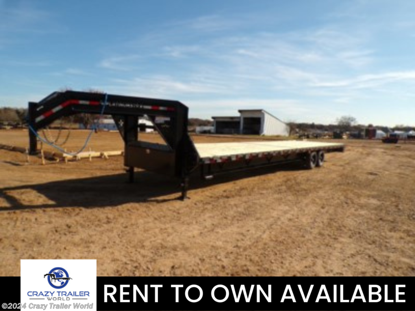 2024 Dp Platinum Star 102x36 Gooseneck Hotshot Flatbed Trailer 14k Lb 5203