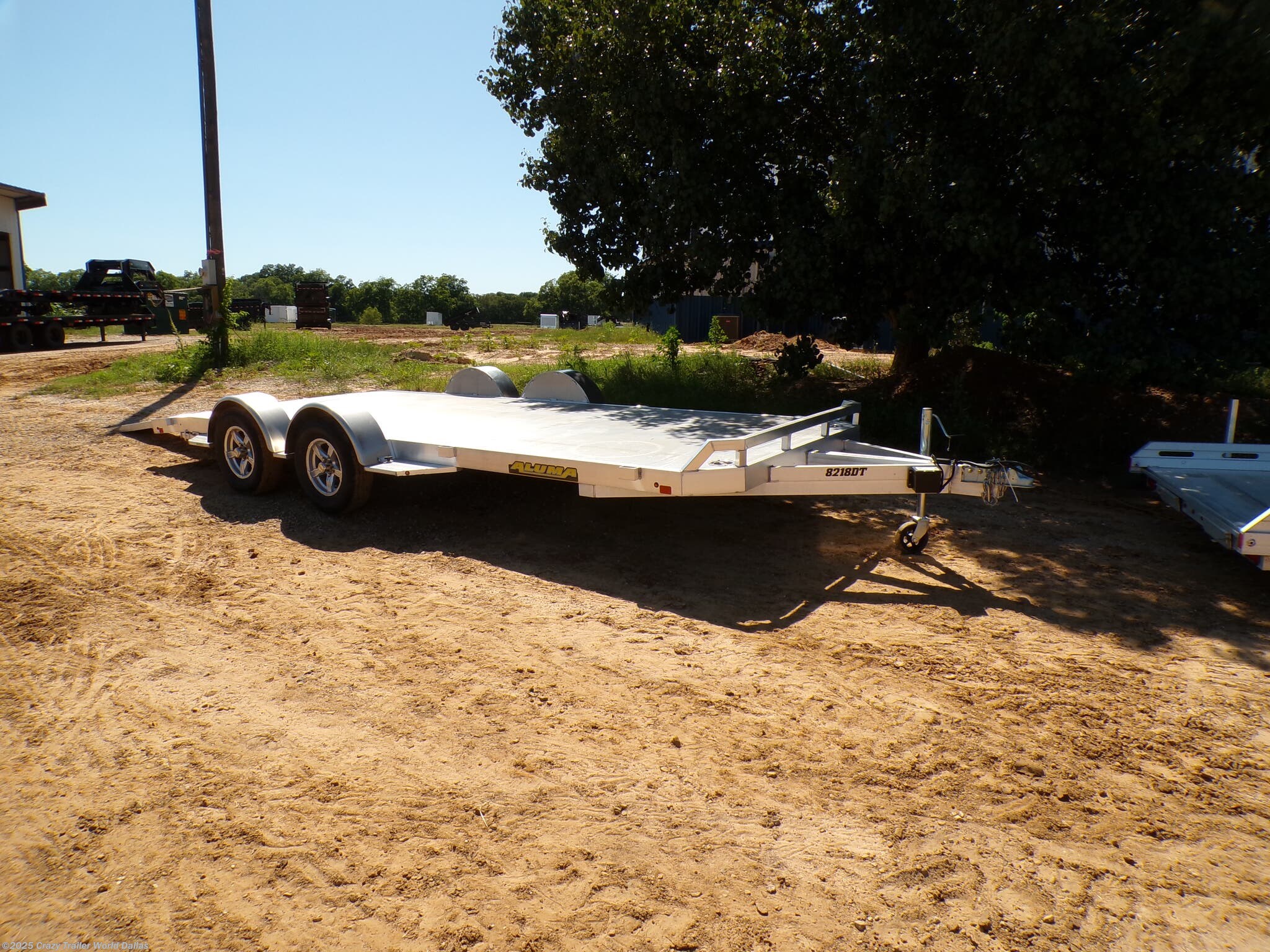 2024 Aluma 8218TAR 82x18 Aluminum Car Hauler Trailer