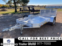 New 2024 Aluma 7712H-S-BT 12&apos; Aluminum Utility Trailer available in Whitesboro, Texas
