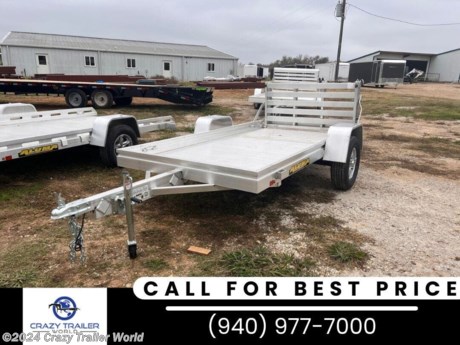&lt;p&gt;Stock # RB278726&lt;/p&gt;
&lt;p&gt;&lt;span style=&quot;color: #212529; font-family: &#39;Open Sans&#39;, sans-serif; font-size: 16px; text-align: justify;&quot;&gt;This trailer is for sale at Crazy Trailer World in Whitesboro, Texas. We offer Rent To Own Financing and also offer traditional financing.&lt;/span&gt;&lt;/p&gt;
&lt;p&gt;&lt;strong&gt;&lt;span style=&quot;color: #212529; font-family: &#39;Open Sans&#39;, sans-serif; font-size: 16px; text-align: justify;&quot;&gt;Aluma 6310H-S-BT&lt;/span&gt;&lt;/strong&gt;&lt;/p&gt;
&lt;p style=&quot;text-align: justify;&quot;&gt;&amp;nbsp;3500# Rubber torsion axle (2990# GVWR) - No brakes - Easy lube hubs&lt;/p&gt;
&lt;p style=&quot;text-align: justify;&quot;&gt;&amp;bull; ST205/75R14 LRC Radial tires&amp;nbsp;&lt;/p&gt;
&lt;p style=&quot;text-align: justify;&quot;&gt;&amp;bull; Aluminum wheels&lt;/p&gt;
&lt;p style=&quot;text-align: justify;&quot;&gt;&amp;bull; Aluminum fenders&lt;/p&gt;
&lt;p style=&quot;text-align: justify;&quot;&gt;&amp;bull; Extruded aluminum floor&lt;/p&gt;
&lt;p style=&quot;text-align: justify;&quot;&gt;&amp;bull; 7&quot; Heavy duty extruded frame&lt;/p&gt;
&lt;p style=&quot;text-align: justify;&quot;&gt;&amp;bull; A-Framed aluminum tongue 2&quot; coupler&lt;/p&gt;
&lt;p style=&quot;text-align: justify;&quot;&gt;&amp;bull; (4) Stake pockets (2 per side)&lt;/p&gt;
&lt;p style=&quot;text-align: justify;&quot;&gt;&amp;bull; (4) Tie down loops (2 per side)&lt;/p&gt;
&lt;p style=&quot;text-align: justify;&quot;&gt;&amp;bull; Swivel tongue jack&lt;/p&gt;
&lt;p style=&quot;text-align: justify;&quot;&gt;&amp;bull; LED Lighting package, safety chains&lt;/p&gt;
&lt;p style=&quot;text-align: justify;&quot;&gt;&amp;bull; Aluminum tailgate -&amp;nbsp; Bi-fold - 59.5&quot; x 60&quot; long&lt;/p&gt;
&lt;p style=&quot;text-align: justify;&quot;&gt;&amp;bull; Overall width = 86&quot;&lt;/p&gt;
&lt;p style=&quot;text-align: justify;&quot;&gt;&amp;bull; Overall length = 170&quot;&lt;/p&gt;
&lt;p style=&quot;text-align: justify;&quot;&gt;&amp;nbsp;&lt;/p&gt;
&lt;p&gt;5 Year Warranty&amp;nbsp;&lt;/p&gt;
&lt;p&gt;&lt;span style=&quot;color: #212529; font-family: &#39;Open Sans&#39;, sans-serif; font-size: 16px; text-align: justify;&quot;&gt;Please contact us to verify that this trailer is still available. All prices are subject to Tax, Title, Plates &amp;amp; Doc Fees. All Trailers are discounted for Cash or Finance Price ! We charge a convenience fee on credit card purchases. Crazy Trailer World Of Whitesboro Texas is located near Dallas Texas, Gainesville Texas, Sherman Texas, Denison Texas, Denton Texas, Little Elm Texas, Frisco Texas, Corinth Texas, Ardmore Oklahoma, Durant Oklahoma, The Colony Texas, Highland Village Texas, Allen Texas, Bonham Texas, Lewisville Texas, Plano Texas, Paris Texas, Wichita Falls Texas, Oklahoma City Oklahoma, Trenton Texas. Come see us for the best deal on Dump Trailers, Equipment Trailers, Flatbed Trailers, Skidloader Trailers, Tiltbed Trailer, Bobcat Trailer, Farm Trailer, Trash Trailer, Cleanup Trailer, Hotshot Trailer, Gooseneck Trailer, Trailor, Load Trail Trailers for sale, Utility Trailer, ATV Trailer, UTV Trailer, Side X Side Trailer, SXS Trailer, Mower Trailer, Truck Beds, Truck Flatbeds, Tank Trailers, Hydraulic Dovetail Trailers, MAX Ramp Trailer, Ramp Trailer, Deckover Trailer, Pintle Trailer, Construction Trailer, Contractor Trailer, Jeep Trailers, Buggy Hauler Trailers, Scissor Lift Trailers, Used Trailer, Car Hauler, Car Trailers, Lawncare Trailers, Landscape Trailers, Low Pro Trailers, Backhoe Trailers, Golf Cart Trailers, Side Load Trailers, Tall Sided Dump Trailer for sale, 3&#39; Tall Side Dump Trailer, 4&#39; tall side dump trailer, gooseneck dump trailer, fold down side dump trailers. We are also a Aluma Aluminum Trailer Dealer. We have Aluminum Trailers for sale in Texas.&lt;/span&gt;&lt;/p&gt;
&lt;p&gt;&lt;span style=&quot;color: #212529; font-family: &#39;Open Sans&#39;, sans-serif; font-size: 16px; text-align: justify;&quot;&gt;&lt;span style=&quot;color: #212529; font-family: Open Sans, sans-serif;&quot;&gt;&lt;span style=&quot;font-size: 16px;&quot;&gt;Crazy Trailer World is not responsible for any Typos, Errors or misprints.&lt;/span&gt;&lt;/span&gt;&lt;/span&gt;&lt;/p&gt;
