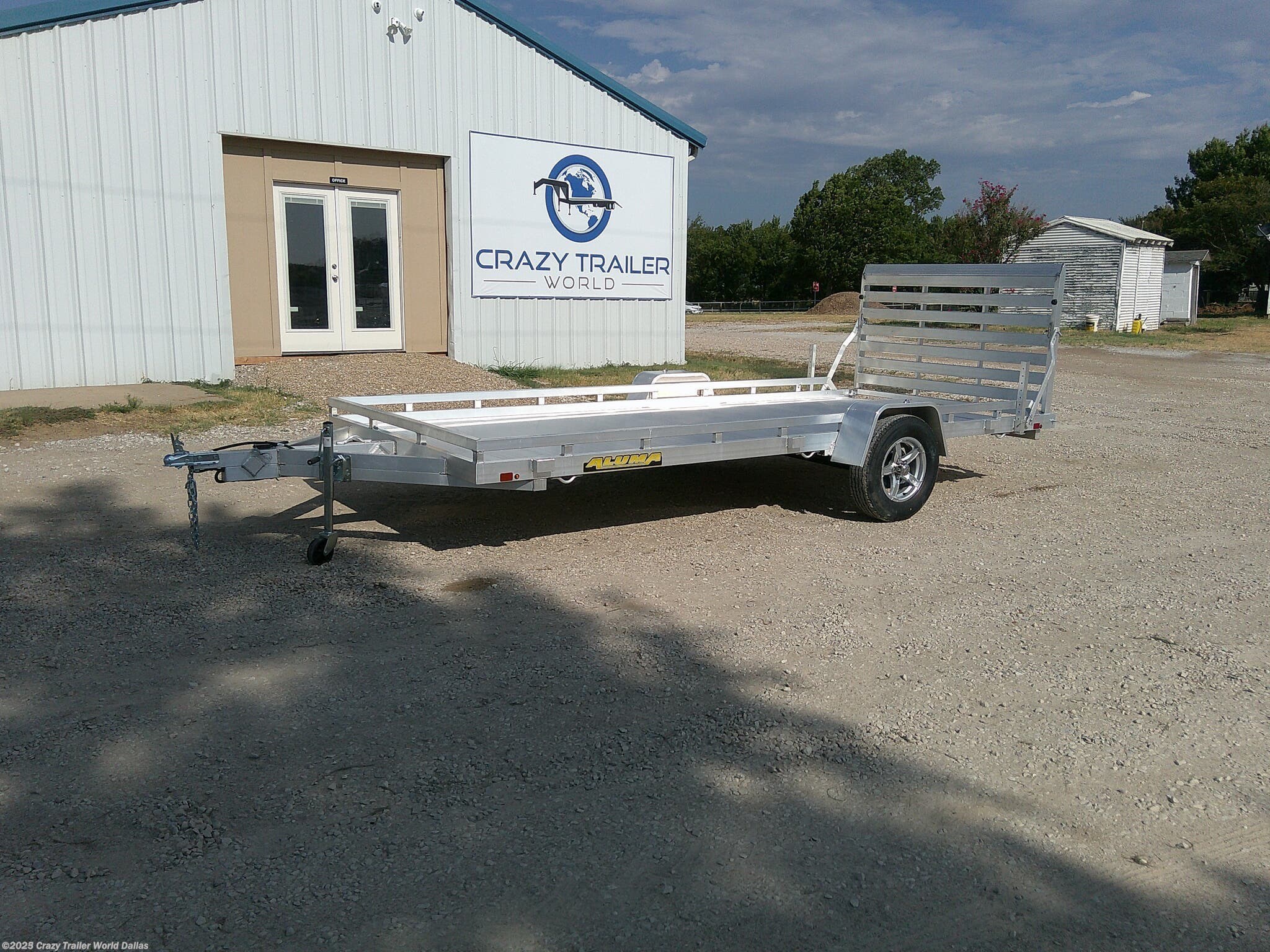 2024 Aluma 7815S 15' Aluminum Utility Trailer