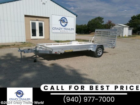 &lt;p&gt;Stock # RB279704&lt;/p&gt;
&lt;p&gt;&lt;span style=&quot;color: #212529; font-family: &#39;Open Sans&#39;, sans-serif; font-size: 16px; text-align: justify;&quot;&gt;This trailer is for sale at Crazy Trailer World in Whitesboro, Texas. We offer Rent To Own Financing and also offer traditional financing.&lt;/span&gt;&lt;/p&gt;
&lt;p style=&quot;box-sizing: border-box; margin: 0px; font-family: &#39;Open Sans&#39;, sans-serif; padding: 0px; line-height: 1.25; color: #212529; font-size: 16px; text-align: justify;&quot;&gt;&lt;span style=&quot;box-sizing: border-box; font-weight: bolder;&quot;&gt;&lt;span style=&quot;box-sizing: border-box; font-family: Calibri, Arial, Helvetica, sans-serif;&quot;&gt;New Aluma 7815S-EL-TG&lt;/span&gt;&lt;/span&gt;&lt;/p&gt;
&lt;ul style=&quot;box-sizing: border-box; padding-left: 2rem; margin-top: 0px; margin-bottom: 1rem; color: #212529; font-family: system-ui, -apple-system, &#39;Segoe UI&#39;, Roboto, &#39;Helvetica Neue&#39;, Arial, &#39;Noto Sans&#39;, &#39;Liberation Sans&#39;, sans-serif, &#39;Apple Color Emoji&#39;, &#39;Segoe UI Emoji&#39;, &#39;Segoe UI Symbol&#39;, &#39;Noto Color Emoji&#39;; font-size: 16px; text-align: justify;&quot;&gt;
&lt;li style=&quot;box-sizing: border-box;&quot;&gt;&lt;span style=&quot;box-sizing: border-box; font-family: Calibri, Arial, Helvetica, sans-serif;&quot;&gt;78X15 Aluminum Utility Trailer&lt;/span&gt;&lt;/li&gt;
&lt;li style=&quot;box-sizing: border-box; text-align: justify;&quot;&gt;&lt;span style=&quot;box-sizing: border-box; font-family: Calibri, Arial, Helvetica, sans-serif;&quot;&gt;&lt;span style=&quot;box-sizing: border-box;&quot;&gt;&amp;nbsp;4000# Rubber torsion axle - Electric brakes - Easy lube hubs&lt;/span&gt;&lt;/span&gt;&lt;/li&gt;
&lt;li style=&quot;box-sizing: border-box; text-align: justify;&quot;&gt;&lt;span style=&quot;box-sizing: border-box; font-family: Calibri, Arial, Helvetica, sans-serif;&quot;&gt;&lt;span style=&quot;box-sizing: border-box;&quot;&gt;&amp;nbsp;ST205/75R15 LRC Radial tires&amp;nbsp;&amp;nbsp;&lt;/span&gt;&lt;/span&gt;&lt;/li&gt;
&lt;li style=&quot;box-sizing: border-box; text-align: justify;&quot;&gt;&lt;span style=&quot;box-sizing: border-box; font-family: Calibri, Arial, Helvetica, sans-serif;&quot;&gt;&lt;span style=&quot;box-sizing: border-box;&quot;&gt;&amp;nbsp;Aluminum wheels,&amp;nbsp;&lt;/span&gt;&lt;/span&gt;&lt;/li&gt;
&lt;li style=&quot;box-sizing: border-box; text-align: justify;&quot;&gt;&lt;span style=&quot;box-sizing: border-box; font-family: Calibri, Arial, Helvetica, sans-serif;&quot;&gt;&lt;span style=&quot;box-sizing: border-box;&quot;&gt;&amp;nbsp;Aluminum fenders&lt;/span&gt;&lt;/span&gt;&lt;/li&gt;
&lt;li style=&quot;box-sizing: border-box; text-align: justify;&quot;&gt;&lt;span style=&quot;box-sizing: border-box; font-family: Calibri, Arial, Helvetica, sans-serif;&quot;&gt;&lt;span style=&quot;box-sizing: border-box;&quot;&gt;&amp;nbsp;Extruded aluminum floor&lt;/span&gt;&lt;/span&gt;&lt;/li&gt;
&lt;li style=&quot;box-sizing: border-box; text-align: justify;&quot;&gt;&lt;span style=&quot;box-sizing: border-box; font-family: Calibri, Arial, Helvetica, sans-serif;&quot;&gt;&lt;span style=&quot;box-sizing: border-box;&quot;&gt;&amp;nbsp;Front &amp;amp; side retaining rails&lt;/span&gt;&lt;/span&gt;&lt;/li&gt;
&lt;li style=&quot;box-sizing: border-box; text-align: justify;&quot;&gt;&lt;span style=&quot;box-sizing: border-box; font-family: Calibri, Arial, Helvetica, sans-serif;&quot;&gt;&lt;span style=&quot;box-sizing: border-box;&quot;&gt;&amp;nbsp;A-Framed aluminum tongue,&amp;nbsp; 2&quot; coupler&lt;/span&gt;&lt;/span&gt;&lt;/li&gt;
&lt;li style=&quot;box-sizing: border-box; text-align: justify;&quot;&gt;&lt;span style=&quot;box-sizing: border-box; font-family: Calibri, Arial, Helvetica, sans-serif;&quot;&gt;&lt;span style=&quot;box-sizing: border-box;&quot;&gt;&amp;nbsp;6) Stake pockets (3 per side)&lt;/span&gt;&lt;/span&gt;&lt;/li&gt;
&lt;li style=&quot;box-sizing: border-box; text-align: justify;&quot;&gt;&lt;span style=&quot;box-sizing: border-box; font-family: Calibri, Arial, Helvetica, sans-serif;&quot;&gt;&lt;span style=&quot;box-sizing: border-box;&quot;&gt;&amp;nbsp;6) Tie down loops (3 per side)&lt;/span&gt;&lt;/span&gt;&lt;/li&gt;
&lt;li style=&quot;box-sizing: border-box; text-align: justify;&quot;&gt;&lt;span style=&quot;box-sizing: border-box; font-family: Calibri, Arial, Helvetica, sans-serif;&quot;&gt;&lt;span style=&quot;box-sizing: border-box;&quot;&gt;&amp;nbsp;2) Rear stabilizer legs (1 per side)&lt;/span&gt;&lt;/span&gt;&lt;/li&gt;
&lt;li style=&quot;box-sizing: border-box; text-align: justify;&quot;&gt;&lt;span style=&quot;box-sizing: border-box; font-family: Calibri, Arial, Helvetica, sans-serif;&quot;&gt;&lt;span style=&quot;box-sizing: border-box;&quot;&gt;&amp;nbsp;Swivel tongue jack,&amp;nbsp;&amp;nbsp;&lt;/span&gt;&lt;/span&gt;&lt;/li&gt;
&lt;li style=&quot;box-sizing: border-box; text-align: justify;&quot;&gt;&lt;span style=&quot;box-sizing: border-box; font-family: Calibri, Arial, Helvetica, sans-serif;&quot;&gt;&lt;span style=&quot;box-sizing: border-box;&quot;&gt;&amp;nbsp;LED Lighting package, safety chains&lt;/span&gt;&lt;/span&gt;&lt;/li&gt;
&lt;li style=&quot;box-sizing: border-box; text-align: justify;&quot;&gt;&lt;span style=&quot;box-sizing: border-box; font-family: Calibri, Arial, Helvetica, sans-serif;&quot;&gt;&lt;span style=&quot;box-sizing: border-box;&quot;&gt;&amp;nbsp;Aluminum tailgate -&amp;nbsp; 75.5&quot; x 44&quot; long&amp;nbsp;&lt;/span&gt;&lt;/span&gt;&lt;/li&gt;
&lt;li style=&quot;box-sizing: border-box; text-align: justify;&quot;&gt;&lt;span style=&quot;box-sizing: border-box; font-family: Calibri, Arial, Helvetica, sans-serif;&quot;&gt;&lt;span style=&quot;box-sizing: border-box;&quot;&gt;&amp;nbsp;Overall width = 101.5&quot;&lt;/span&gt;&lt;/span&gt;&lt;/li&gt;
&lt;li style=&quot;box-sizing: border-box; text-align: justify;&quot;&gt;&lt;span style=&quot;box-sizing: border-box; font-family: Calibri, Arial, Helvetica, sans-serif;&quot;&gt;&lt;span style=&quot;box-sizing: border-box;&quot;&gt;&amp;nbsp;Overall length = 227.5&quot;&lt;/span&gt;&lt;/span&gt;&lt;/li&gt;
&lt;li style=&quot;box-sizing: border-box; padding-bottom: 0.7em;&quot;&gt;5 Year Factory Warranty&lt;/li&gt;
&lt;/ul&gt;
&lt;p&gt;&lt;span style=&quot;color: #212529; font-family: &#39;Open Sans&#39;, sans-serif; font-size: 16px; text-align: justify;&quot;&gt;Please contact us to verify that this trailer is still available. All prices are subject to Tax, Title, Plates &amp;amp; Doc Fees. All Trailers are discounted for Cash or Finance Price ! We charge a convenience fee on credit card purchases. Crazy Trailer World Of Whitesboro Texas is located near Dallas Texas, Gainesville Texas, Sherman Texas, Denison Texas, Denton Texas, Little Elm Texas, Frisco Texas, Corinth Texas, Ardmore Oklahoma, Durant Oklahoma, The Colony Texas, Highland Village Texas, Allen Texas, Bonham Texas, Lewisville Texas, Plano Texas, Paris Texas, Wichita Falls Texas, Oklahoma City Oklahoma, Trenton Texas. Come see us for the best deal on Dump Trailers, Equipment Trailers, Flatbed Trailers, Skidloader Trailers, Tiltbed Trailer, Bobcat Trailer, Farm Trailer, Trash Trailer, Cleanup Trailer, Hotshot Trailer, Gooseneck Trailer, Trailor, Load Trail Trailers for sale, Utility Trailer, ATV Trailer, UTV Trailer, Side X Side Trailer, SXS Trailer, Mower Trailer, Truck Beds, Truck Flatbeds, Tank Trailers, Hydraulic Dovetail Trailers, MAX Ramp Trailer, Ramp Trailer, Deckover Trailer, Pintle Trailer, Construction Trailer, Contractor Trailer, Jeep Trailers, Buggy Hauler Trailers, Scissor Lift Trailers, Used Trailer, Car Hauler, Car Trailers, Lawncare Trailers, Landscape Trailers, Low Pro Trailers, Backhoe Trailers, Golf Cart Trailers, Side Load Trailers, Tall Sided Dump Trailer for sale, 3&#39; Tall Side Dump Trailer, 4&#39; tall side dump trailer, gooseneck dump trailer, fold down side dump trailers. We are also a Aluma Aluminum Trailer Dealer. We have Aluminum Trailers for sale in Texas.&lt;/span&gt;&lt;/p&gt;
&lt;p&gt;&lt;span style=&quot;color: #212529; font-family: &#39;Open Sans&#39;, sans-serif; font-size: 16px; text-align: justify;&quot;&gt;&lt;span style=&quot;color: #212529; font-family: Open Sans, sans-serif;&quot;&gt;&lt;span style=&quot;font-size: 16px;&quot;&gt;Crazy Trailer World is not responsible for any Typos, Errors or misprints.&lt;/span&gt;&lt;/span&gt;&lt;/span&gt;&lt;/p&gt;