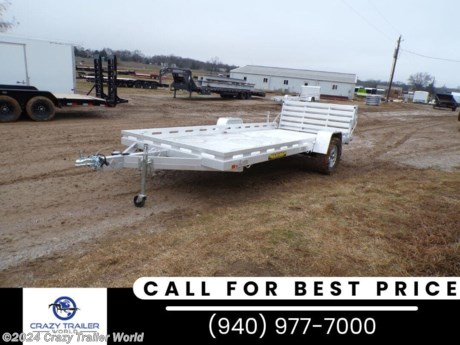 &lt;p&gt;Stock # RB279677&lt;/p&gt;
&lt;p&gt;&lt;span style=&quot;color: #212529; font-family: &#39;Open Sans&#39;, sans-serif; font-size: 16px; text-align: justify;&quot;&gt;This trailer is for sale at Crazy Trailer World in Whitesboro, Texas. We offer Rent To Own Financing and also offer traditional financing.&lt;/span&gt;&lt;/p&gt;
&lt;p style=&quot;box-sizing: border-box; margin: 0px; font-family: &#39;Open Sans&#39;, sans-serif; padding: 0px; line-height: 1.25; color: #212529; font-size: 16px; text-align: justify;&quot;&gt;&lt;span style=&quot;box-sizing: border-box; font-weight: bolder;&quot;&gt;&lt;span style=&quot;box-sizing: border-box; font-family: Calibri, Arial, Helvetica, sans-serif;&quot;&gt;New Aluma 7815S-EL-BT&lt;/span&gt;&lt;/span&gt;&lt;/p&gt;
&lt;ul style=&quot;box-sizing: border-box; padding-left: 2rem; margin-top: 0px; margin-bottom: 1rem; color: #212529; font-family: system-ui, -apple-system, &#39;Segoe UI&#39;, Roboto, &#39;Helvetica Neue&#39;, Arial, &#39;Noto Sans&#39;, &#39;Liberation Sans&#39;, sans-serif, &#39;Apple Color Emoji&#39;, &#39;Segoe UI Emoji&#39;, &#39;Segoe UI Symbol&#39;, &#39;Noto Color Emoji&#39;; font-size: 16px; text-align: justify;&quot;&gt;
&lt;li style=&quot;box-sizing: border-box;&quot;&gt;&lt;span style=&quot;box-sizing: border-box; font-family: Calibri, Arial, Helvetica, sans-serif;&quot;&gt;78X15 Aluminum Utility Trailer&lt;/span&gt;&lt;/li&gt;
&lt;li style=&quot;box-sizing: border-box; text-align: justify;&quot;&gt;&lt;span style=&quot;box-sizing: border-box; font-family: Calibri, Arial, Helvetica, sans-serif;&quot;&gt;&lt;span style=&quot;box-sizing: border-box;&quot;&gt;&amp;nbsp;4000# Rubber torsion axle - Electric brakes - Easy lube hubs&lt;/span&gt;&lt;/span&gt;&lt;/li&gt;
&lt;li style=&quot;box-sizing: border-box; text-align: justify;&quot;&gt;&lt;span style=&quot;box-sizing: border-box; font-family: Calibri, Arial, Helvetica, sans-serif;&quot;&gt;&lt;span style=&quot;box-sizing: border-box;&quot;&gt;&amp;nbsp;ST205/75R15 LRC Radial tires&amp;nbsp;&amp;nbsp;&lt;/span&gt;&lt;/span&gt;&lt;/li&gt;
&lt;li style=&quot;box-sizing: border-box; text-align: justify;&quot;&gt;&lt;span style=&quot;box-sizing: border-box; font-family: Calibri, Arial, Helvetica, sans-serif;&quot;&gt;&lt;span style=&quot;box-sizing: border-box;&quot;&gt;&amp;nbsp;Aluminum wheels,&amp;nbsp;&lt;/span&gt;&lt;/span&gt;&lt;/li&gt;
&lt;li style=&quot;box-sizing: border-box; text-align: justify;&quot;&gt;&lt;span style=&quot;box-sizing: border-box; font-family: Calibri, Arial, Helvetica, sans-serif;&quot;&gt;&lt;span style=&quot;box-sizing: border-box;&quot;&gt;&amp;nbsp;Aluminum fenders&lt;/span&gt;&lt;/span&gt;&lt;/li&gt;
&lt;li style=&quot;box-sizing: border-box; text-align: justify;&quot;&gt;&lt;span style=&quot;box-sizing: border-box; font-family: Calibri, Arial, Helvetica, sans-serif;&quot;&gt;&lt;span style=&quot;box-sizing: border-box;&quot;&gt;&amp;nbsp;Extruded aluminum floor&lt;/span&gt;&lt;/span&gt;&lt;/li&gt;
&lt;li style=&quot;box-sizing: border-box; text-align: justify;&quot;&gt;&lt;span style=&quot;box-sizing: border-box; font-family: Calibri, Arial, Helvetica, sans-serif;&quot;&gt;&lt;span style=&quot;box-sizing: border-box;&quot;&gt;&amp;nbsp;Front &amp;amp; side retaining rails&lt;/span&gt;&lt;/span&gt;&lt;/li&gt;
&lt;li style=&quot;box-sizing: border-box; text-align: justify;&quot;&gt;&lt;span style=&quot;box-sizing: border-box; font-family: Calibri, Arial, Helvetica, sans-serif;&quot;&gt;&lt;span style=&quot;box-sizing: border-box;&quot;&gt;&amp;nbsp;A-Framed aluminum tongue,&amp;nbsp; 2&quot; coupler&lt;/span&gt;&lt;/span&gt;&lt;/li&gt;
&lt;li style=&quot;box-sizing: border-box; text-align: justify;&quot;&gt;&lt;span style=&quot;box-sizing: border-box; font-family: Calibri, Arial, Helvetica, sans-serif;&quot;&gt;&lt;span style=&quot;box-sizing: border-box;&quot;&gt;&amp;nbsp;6) Stake pockets (3 per side)&lt;/span&gt;&lt;/span&gt;&lt;/li&gt;
&lt;li style=&quot;box-sizing: border-box; text-align: justify;&quot;&gt;&lt;span style=&quot;box-sizing: border-box; font-family: Calibri, Arial, Helvetica, sans-serif;&quot;&gt;&lt;span style=&quot;box-sizing: border-box;&quot;&gt;&amp;nbsp;6) Tie down loops (3 per side)&lt;/span&gt;&lt;/span&gt;&lt;/li&gt;
&lt;li style=&quot;box-sizing: border-box; text-align: justify;&quot;&gt;&lt;span style=&quot;box-sizing: border-box; font-family: Calibri, Arial, Helvetica, sans-serif;&quot;&gt;&lt;span style=&quot;box-sizing: border-box;&quot;&gt;&amp;nbsp;2) Rear stabilizer legs (1 per side)&lt;/span&gt;&lt;/span&gt;&lt;/li&gt;
&lt;li style=&quot;box-sizing: border-box; text-align: justify;&quot;&gt;&lt;span style=&quot;box-sizing: border-box; font-family: Calibri, Arial, Helvetica, sans-serif;&quot;&gt;&lt;span style=&quot;box-sizing: border-box;&quot;&gt;&amp;nbsp;Swivel tongue jack,&amp;nbsp;&amp;nbsp;&lt;/span&gt;&lt;/span&gt;&lt;/li&gt;
&lt;li style=&quot;box-sizing: border-box; text-align: justify;&quot;&gt;&lt;span style=&quot;box-sizing: border-box; font-family: Calibri, Arial, Helvetica, sans-serif;&quot;&gt;&lt;span style=&quot;box-sizing: border-box;&quot;&gt;&amp;nbsp;LED Lighting package, safety chains&lt;/span&gt;&lt;/span&gt;&lt;/li&gt;
&lt;li style=&quot;box-sizing: border-box; text-align: justify;&quot;&gt;&lt;span style=&quot;box-sizing: border-box; font-family: Calibri, Arial, Helvetica, sans-serif;&quot;&gt;&lt;span style=&quot;box-sizing: border-box;&quot;&gt;&amp;nbsp;Aluminum tailgate -&amp;nbsp; Bi-fold - 75.5&quot; x 60&quot; long &lt;/span&gt;&lt;/span&gt;&lt;/li&gt;
&lt;li style=&quot;box-sizing: border-box; text-align: justify;&quot;&gt;&lt;span style=&quot;box-sizing: border-box; font-family: Calibri, Arial, Helvetica, sans-serif;&quot;&gt;&lt;span style=&quot;box-sizing: border-box;&quot;&gt;&amp;nbsp;Overall width = 101.5&quot;&lt;/span&gt;&lt;/span&gt;&lt;/li&gt;
&lt;li style=&quot;box-sizing: border-box; text-align: justify;&quot;&gt;&lt;span style=&quot;box-sizing: border-box; font-family: Calibri, Arial, Helvetica, sans-serif;&quot;&gt;&lt;span style=&quot;box-sizing: border-box;&quot;&gt;&amp;nbsp;Overall length = 227.5&quot;&lt;/span&gt;&lt;/span&gt;&lt;/li&gt;
&lt;li style=&quot;box-sizing: border-box; padding-bottom: 0.7em;&quot;&gt;5 Year Factory Warranty&lt;/li&gt;
&lt;/ul&gt;
&lt;p&gt;&lt;span style=&quot;color: #212529; font-family: &#39;Open Sans&#39;, sans-serif; font-size: 16px; text-align: justify;&quot;&gt;Please contact us to verify that this trailer is still available. All prices are subject to Tax, Title, Plates&amp;amp; Doc Fees . All Trailers are discounted for Cash or Finance Price ! We charge a convenience fee on credit card purchases. Crazy Trailer World Of Whitesboro Texas is located near Dallas Texas, Gainesville Texas, Sherman Texas, Denison Texas, Denton Texas, Little Elm Texas, Frisco Texas, Corinth Texas, Ardmore Oklahoma, Durant Oklahoma, The Colony Texas, Highland Village Texas, Allen Texas, Bonham Texas, Lewisville Texas, Plano Texas, Paris Texas, Wichita Falls Texas, Oklahoma City Oklahoma, Trenton Texas. Come see us for the best deal on Dump Trailers, Equipment Trailers, Flatbed Trailers, Skidloader Trailers, Tiltbed Trailer, Bobcat Trailer, Farm Trailer, Trash Trailer, Cleanup Trailer, Hotshot Trailer, Gooseneck Trailer, Trailor, Load Trail Trailers for sale, Utility Trailer, ATV Trailer, UTV Trailer, Side X Side Trailer, SXS Trailer, Mower Trailer, Truck Beds, Truck Flatbeds, Tank Trailers, Hydraulic Dovetail Trailers, MAX Ramp Trailer, Ramp Trailer, Deckover Trailer, Pintle Trailer, Construction Trailer, Contractor Trailer, Jeep Trailers, Buggy Hauler Trailers, Scissor Lift Trailers, Used Trailer, Car Hauler, Car Trailers, Lawncare Trailers, Landscape Trailers, Low Pro Trailers, Backhoe Trailers, Golf Cart Trailers, Side Load Trailers, Tall Sided Dump Trailer for sale, 3&#39; Tall Side Dump Trailer, 4&#39; tall side dump trailer, gooseneck dump trailer, fold down side dump trailers. We are also a Aluma Aluminum Trailer Dealer. We have Aluminum Trailers for sale in Texas.&lt;/span&gt;&lt;/p&gt;
&lt;p&gt;&lt;span style=&quot;color: #212529; font-family: &#39;Open Sans&#39;, sans-serif; font-size: 16px; text-align: justify;&quot;&gt;&lt;span style=&quot;color: #212529; font-family: Open Sans, sans-serif;&quot;&gt;&lt;span style=&quot;font-size: 16px;&quot;&gt;Crazy Trailer World is not responsible for any Typos, Errors or misprints.&lt;/span&gt;&lt;/span&gt;&lt;/span&gt;&lt;/p&gt;