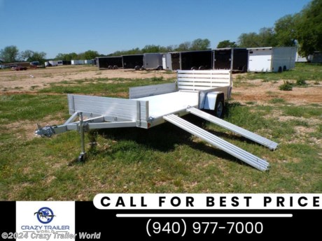 &lt;p&gt;Stock # RB275840&lt;/p&gt;
&lt;p&gt;&lt;span style=&quot;color: #212529; font-family: &#39;Open Sans&#39;, sans-serif; font-size: 16px; text-align: justify;&quot;&gt;This trailer is for sale at Crazy Trailer World in Whitesboro, Texas. We offer Rent To Own Financing and also offer traditional financing.&lt;/span&gt;&lt;/p&gt;
&lt;p&gt;&lt;strong&gt;&lt;span style=&quot;color: #212529; font-family: &#39;Open Sans&#39;, sans-serif; font-size: 16px; text-align: justify;&quot;&gt;New Aluma&amp;nbsp;&lt;/span&gt;&lt;/strong&gt;8114S-R-BT-SR&lt;/p&gt;
&lt;p&gt;&amp;bull; 12&quot; Solid front&lt;/p&gt;
&lt;p&gt;&amp;bull; 2) 69&quot;x12&quot; Front side ramps - 12&quot; solid side on balance of trailer&lt;/p&gt;
&lt;p&gt;&amp;bull; Aluminum bi-fold rear tailgate - 75.5&quot; wide x 60&quot; long&lt;/p&gt;
&lt;p&gt;&amp;bull; 3500# Rubber torsion axle - No brakes - Easy lube hubs (2990 GVWR)&lt;/p&gt;
&lt;p&gt;&amp;bull; ST205/75R14 LRC Aluminum wheels &amp;amp; tires&amp;nbsp;&lt;/p&gt;
&lt;p&gt;&amp;bull; Aluminum fenders&lt;/p&gt;
&lt;p&gt;&amp;bull; Extruded aluminum floor&lt;/p&gt;
&lt;p&gt;&amp;bull; A-Framed aluminum tongue,&amp;nbsp; 2&quot; coupler&lt;/p&gt;
&lt;p&gt;&amp;bull;&amp;nbsp; (8) Tie down loops&amp;nbsp;&lt;/p&gt;
&lt;p&gt;&amp;bull; Swivel tongue jack&lt;/p&gt;
&lt;p&gt;&amp;bull; LED Lighting package, safety chains&lt;/p&gt;
&lt;p&gt;&amp;bull; Overall width = 101 &amp;frac12;&quot;&lt;/p&gt;
&lt;p&gt;&amp;bull; Overall length =&amp;nbsp; 208&quot;&amp;nbsp;&lt;/p&gt;
&lt;p&gt;&amp;nbsp;&lt;/p&gt;
&lt;p&gt;&amp;nbsp;&lt;/p&gt;
&lt;p&gt;&lt;span style=&quot;color: #212529; font-family: &#39;Open Sans&#39;, sans-serif; font-size: 16px; text-align: justify;&quot;&gt;Please contact us to verify that this trailer is still available. All prices are subject to Tax, Title, Plates &amp;amp; Doc Fees. All Trailers are discounted for Cash or Finance Price ! We charge a convenience fee on credit card purchases. Crazy Trailer World Of Whitesboro Texas is located near Dallas Texas, Gainesville Texas, Sherman Texas, Denison Texas, Denton Texas, Little Elm Texas, Frisco Texas, Corinth Texas, Ardmore Oklahoma, Durant Oklahoma, The Colony Texas, Highland Village Texas, Allen Texas, Bonham Texas, Lewisville Texas, Plano Texas, Paris Texas, Wichita Falls Texas, Oklahoma City Oklahoma, Trenton Texas. Come see us for the best deal on Dump Trailers, Equipment Trailers, Flatbed Trailers, Skidloader Trailers, Tiltbed Trailer, Bobcat Trailer, Farm Trailer, Trash Trailer, Cleanup Trailer, Hotshot Trailer, Gooseneck Trailer, Trailor, Load Trail Trailers for sale, Utility Trailer, ATV Trailer, UTV Trailer, Side X Side Trailer, SXS Trailer, Mower Trailer, Truck Beds, Truck Flatbeds, Tank Trailers, Hydraulic Dovetail Trailers, MAX Ramp Trailer, Ramp Trailer, Deckover Trailer, Pintle Trailer, Construction Trailer, Contractor Trailer, Jeep Trailers, Buggy Hauler Trailers, Scissor Lift Trailers, Used Trailer, Car Hauler, Car Trailers, Lawncare Trailers, Landscape Trailers, Low Pro Trailers, Backhoe Trailers, Golf Cart Trailers, Side Load Trailers, Tall Sided Dump Trailer for sale, 3&#39; Tall Side Dump Trailer, 4&#39; tall side dump trailer, gooseneck dump trailer, fold down side dump trailers. We are also a Aluma Aluminum Trailer Dealer. We have Aluminum Trailers for sale in Texas.&lt;/span&gt;&lt;/p&gt;
&lt;p&gt;&amp;nbsp;&lt;/p&gt;
&lt;ul style=&quot;box-sizing: border-box; padding-left: 1.5em; margin-top: 0px; margin-bottom: 0px; font-size: 16px; text-align: justify; color: #232323; font-family: Arial, &#39; Helvetica Neue&#39;, Helvetica, Arial, sans-serif;&quot;&gt;
&lt;li style=&quot;box-sizing: border-box; padding-bottom: 0.7em;&quot;&gt;
&lt;div style=&quot;box-sizing: border-box; color: #222222; font-family: Arial, Helvetica, sans-serif; font-size: small;&quot;&gt;&lt;span style=&quot;box-sizing: border-box; color: #232323; font-family: Arial, &#39; Helvetica Neue&#39;, Helvetica, Arial, sans-serif; font-size: 16px;&quot;&gt;Crazy Trailer World is not responsible for any Typos, Errors or misprints.&lt;/span&gt;&lt;/div&gt;
&lt;/li&gt;
&lt;/ul&gt;