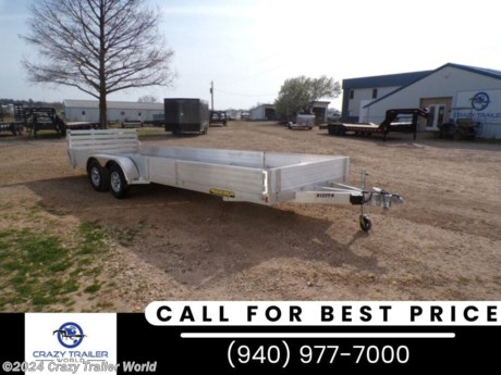 &lt;p&gt;Stock # RB268792&lt;/p&gt;
&lt;p&gt;&lt;span style=&quot;color: #212529; font-family: &#39;Open Sans&#39;, sans-serif; font-size: 16px; text-align: justify;&quot;&gt;This trailer is for sale at Crazy Trailer World in Whitesboro, Texas. We offer Rent To Own Financing and also offer traditional financing.&lt;/span&gt;&lt;/p&gt;
&lt;p&gt;&lt;strong&gt;&lt;span style=&quot;color: #212529; font-family: &#39;Open Sans&#39;, sans-serif; font-size: 16px; text-align: justify;&quot;&gt;New Aluma&amp;nbsp;&lt;/span&gt;&lt;/strong&gt;8122TA-EL-R-BT-SR&lt;/p&gt;
&lt;p&gt;&amp;bull; 12&quot; Solid front &amp;amp; (2) 69&quot;x12&quot; ramps - 12&quot; solid side on balance of trailer&lt;/p&gt;
&lt;p&gt;&amp;bull; Aluminum bi-fold rear tailgate - 75.5&quot; wide x 60&quot; long&lt;/p&gt;
&lt;p&gt;&amp;bull; (2) 3500# Rubber torsion axle (7000# GVWR)&lt;/p&gt;
&lt;p&gt;&amp;bull; Electric brakes, easy lube hubs&lt;/p&gt;
&lt;p&gt;&amp;bull; ST205/75R14 LRC Radial tires&amp;nbsp;&lt;/p&gt;
&lt;p&gt;&amp;bull; Aluminum wheels&lt;/p&gt;
&lt;p&gt;&amp;bull; Aluminum removable tear drop fenders&lt;/p&gt;
&lt;p&gt;&amp;bull; Extruded aluminum floor&lt;/p&gt;
&lt;p&gt;&amp;bull; A-Framed aluminum tongue, 2 5/16&quot; coupler&lt;/p&gt;
&lt;p&gt;&amp;bull; (12) Tie down loops on 8122&lt;/p&gt;
&lt;p&gt;&amp;bull; Swivel tongue jack&lt;/p&gt;
&lt;p&gt;&amp;bull; (2) Rear stabilizer legs (1 per side)&lt;/p&gt;
&lt;p&gt;&amp;bull; LED Lighting package, safety chains&lt;/p&gt;
&lt;p&gt;&amp;bull; Overall width = 101.5&quot;&lt;/p&gt;
&lt;p&gt;&amp;bull; Overall length&amp;nbsp; = 316&quot;&lt;/p&gt;
&lt;p&gt;5 YEAR WARRANTY&lt;/p&gt;
&lt;p&gt;&amp;nbsp;&lt;/p&gt;
&lt;p&gt;&amp;nbsp;&lt;/p&gt;
&lt;p&gt;&lt;span style=&quot;color: #212529; font-family: &#39;Open Sans&#39;, sans-serif; font-size: 16px; text-align: justify;&quot;&gt;Please contact us to verify that this trailer is still available. All prices are subject to Tax, Title, Plates &amp;amp; Doc Fees. All Trailers are discounted for Cash or Finance Price ! We charge a convenience fee on credit card purchases. Crazy Trailer World Of Whitesboro Texas is located near Dallas Texas, Gainesville Texas, Sherman Texas, Denison Texas, Denton Texas, Little Elm Texas, Frisco Texas, Corinth Texas, Ardmore Oklahoma, Durant Oklahoma, The Colony Texas, Highland Village Texas, Allen Texas, Bonham Texas, Lewisville Texas, Plano Texas, Paris Texas, Wichita Falls Texas, Oklahoma City Oklahoma, Trenton Texas. Come see us for the best deal on Dump Trailers, Equipment Trailers, Flatbed Trailers, Skidloader Trailers, Tiltbed Trailer, Bobcat Trailer, Farm Trailer, Trash Trailer, Cleanup Trailer, Hotshot Trailer, Gooseneck Trailer, Trailor, Load Trail Trailers for sale, Utility Trailer, ATV Trailer, UTV Trailer, Side X Side Trailer, SXS Trailer, Mower Trailer, Truck Beds, Truck Flatbeds, Tank Trailers, Hydraulic Dovetail Trailers, MAX Ramp Trailer, Ramp Trailer, Deckover Trailer, Pintle Trailer, Construction Trailer, Contractor Trailer, Jeep Trailers, Buggy Hauler Trailers, Scissor Lift Trailers, Used Trailer, Car Hauler, Car Trailers, Lawncare Trailers, Landscape Trailers, Low Pro Trailers, Backhoe Trailers, Golf Cart Trailers, Side Load Trailers, Tall Sided Dump Trailer for sale, 3&#39; Tall Side Dump Trailer, 4&#39; tall side dump trailer, gooseneck dump trailer, fold down side dump trailers. We are also a Aluma Aluminum Trailer Dealer. We have Aluminum Trailers for sale in Texas.&lt;/span&gt;&lt;/p&gt;
&lt;p&gt;&amp;nbsp;&lt;/p&gt;
&lt;ul style=&quot;box-sizing: border-box; padding-left: 1.5em; margin-top: 0px; margin-bottom: 0px; font-size: 16px; text-align: justify; color: #232323; font-family: Arial, &#39; Helvetica Neue&#39;, Helvetica, Arial, sans-serif;&quot;&gt;
&lt;li style=&quot;box-sizing: border-box; padding-bottom: 0.7em;&quot;&gt;
&lt;div style=&quot;box-sizing: border-box; color: #222222; font-family: Arial, Helvetica, sans-serif; font-size: small;&quot;&gt;&lt;span style=&quot;box-sizing: border-box; color: #232323; font-family: Arial, &#39; Helvetica Neue&#39;, Helvetica, Arial, sans-serif; font-size: 16px;&quot;&gt;Crazy Trailer World is not responsible for any Typos, Errors or misprints.&lt;/span&gt;&lt;/div&gt;
&lt;/li&gt;
&lt;/ul&gt;