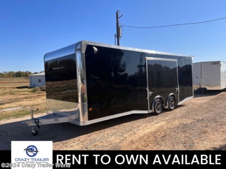 &lt;p&gt;Stock #RT001631&lt;/p&gt;
&lt;p&gt;&amp;nbsp;&lt;/p&gt;
&lt;p&gt;&lt;span style=&quot;color: #212529; font-family: &#39;Open Sans&#39;, sans-serif; font-size: 16px; text-align: justify;&quot;&gt;This trailer is for sale at Crazy Trailer World in Whitesboro, Texas. We offer Rent To Own Financing and also offer traditional financing.&lt;/span&gt;&lt;/p&gt;
&lt;p&gt;&amp;nbsp;&lt;/p&gt;
&lt;p&gt;&lt;strong&gt;New Stealth by Alcom&amp;nbsp;&lt;span style=&quot;color: rgba(0, 0, 0, 0.87); font-family: Roboto, sans-serif; font-size: 13.3333px; letter-spacing: 0.1px;&quot;&gt;ZC8.5X24SSUP-LMTX23&lt;/span&gt;&lt;/strong&gt;&lt;/p&gt;
&lt;ul&gt;
&lt;li&gt;**LIMITED MODEL**&lt;/li&gt;
&lt;li&gt;** INTEGRATED FRAME **&lt;/li&gt;
&lt;li&gt;** FLAT FRONT W/ CAST CORNERS&lt;/li&gt;
&lt;li&gt;16&quot; O/C Walls, Roof &amp;amp; Floor Studs&lt;/li&gt;
&lt;li&gt;2&quot;x6&quot; Subtube Framing&lt;/li&gt;
&lt;li&gt;.030 Screwless Skin, Bonded on Seams&lt;/li&gt;
&lt;li&gt;2020 Rear Canopy&lt;/li&gt;
&lt;li&gt;Pinnacle Style Pull Out Step&lt;/li&gt;
&lt;li&gt;Elite Escape Door&lt;/li&gt;
&lt;li&gt;One Piece Aluminum Roof&lt;/li&gt;
&lt;li&gt;Box Length: 24&#39;&lt;/li&gt;
&lt;li&gt;Box Width: 99&quot;&amp;nbsp;&lt;/li&gt;
&lt;li&gt;Interior Height: 85&quot; (3in additional height added)&lt;/li&gt;
&lt;li&gt;Rear Door Opening: 79 1/4&quot;&lt;/li&gt;
&lt;li&gt;Axles: 2-5k Braked TORSION Axles&lt;/li&gt;
&lt;li&gt;Spread Axle Upgrade w/Tapered Fender Skirting&lt;/li&gt;
&lt;li&gt;24&quot; Stoneguard&lt;/li&gt;
&lt;li&gt;Tire:15&quot; Aluminum Wheels 225/75R15&amp;nbsp;&lt;/li&gt;
&lt;li&gt;Spare Tire&lt;/li&gt;
&lt;li&gt;Spare Tire Mount&lt;/li&gt;
&lt;li&gt;2 5/16&quot; Coupler&lt;/li&gt;
&lt;li&gt;GVW: 9990#&lt;/li&gt;
&lt;li&gt;(2) Dome Lights w/Wall Switch&lt;/li&gt;
&lt;li&gt;Car Hauler Grade Rear Ramp w/Spring Assist, Starter Flap &amp;amp; Aluminum Hardware&lt;/li&gt;
&lt;li&gt;Beavertail Construction&lt;/li&gt;
&lt;li&gt;5000# Center Jack&lt;/li&gt;
&lt;li&gt;&lt;span style=&quot;color: rgba(0, 0, 0, 0.87); font-family: Roboto, sans-serif; font-size: 13.3333px; letter-spacing: 0.1px; white-space-collapse: preserve;&quot;&gt;Extruded Aluminum Decking&lt;/span&gt;&lt;/li&gt;
&lt;li&gt;White Vinyl Faced Luan Walls&lt;/li&gt;
&lt;li&gt;&lt;span style=&quot;color: rgba(0, 0, 0, 0.87); font-family: Roboto, sans-serif; font-size: 13.3333px; letter-spacing: 0.1px;&quot;&gt;White Vinyl Backed Luan Ceiling&lt;/span&gt;&lt;/li&gt;
&lt;li&gt;Exterior LED Lighting&lt;/li&gt;
&lt;li&gt;Plastic Salem Vents&lt;/li&gt;
&lt;li&gt;4&quot; Exterior Trim&lt;/li&gt;
&lt;li&gt;Interior Cove Trim Package&lt;/li&gt;
&lt;li&gt;(4) HD D-Rings&lt;/li&gt;
&lt;li&gt;32&quot;x78&quot; Side Access Door w/ Paddle Handle &amp;amp; Piano Hinge&lt;/li&gt;
&lt;li&gt;(2) Safety Chains&lt;/li&gt;
&lt;li&gt;4-Year Limited Warranty&lt;/li&gt;
&lt;li&gt;SIDE DOOR:&amp;nbsp; CURBSIDE FRONT&lt;/li&gt;
&lt;li&gt;COLOR:&amp;nbsp; BLACK&lt;/li&gt;
&lt;/ul&gt;
&lt;p&gt;&amp;nbsp;&lt;/p&gt;
&lt;p&gt;&lt;span style=&quot;color: #212529; font-family: &#39;Open Sans&#39;, sans-serif; font-size: 16px; text-align: justify;&quot;&gt;Please contact us to verify that this trailer is still available. All prices are subject to Tax, Title, Plates&amp;amp; Doc Fees . All Trailers are discounted for Cash or Finance Price ! We charge a convenience fee on credit card purchases. Crazy Trailer World Of Whitesboro Texas is located near Dallas Texas, Gainesville Texas, Sherman Texas, Denison Texas, Denton Texas, Little Elm Texas, Frisco Texas, Corinth Texas, Ardmore Oklahoma, Durant Oklahoma, The Colony Texas, Highland Village Texas, Allen Texas, Bonham Texas, Lewisville Texas, Plano Texas, Paris Texas, Wichita Falls Texas, Oklahoma City Oklahoma, Trenton Texas. Come see us for the best deal on Dump Trailers, Equipment Trailers, Flatbed Trailers, Skidloader Trailers, Tiltbed Trailer, Bobcat Trailer, Farm Trailer, Trash Trailer, Cleanup Trailer, Hotshot Trailer, Gooseneck Trailer, Trailor, Load Trail Trailers for sale, Utility Trailer, ATV Trailer, UTV Trailer, Side X Side Trailer, SXS Trailer, Mower Trailer, Truck Beds, Truck Flatbeds, Tank Trailers, Hydraulic Dovetail Trailers, MAX Ramp Trailer, Ramp Trailer, Deckover Trailer, Pintle Trailer, Construction Trailer, Contractor Trailer, Jeep Trailers, Buggy Hauler Trailers, Scissor Lift Trailers, Used Trailer, Car Hauler, Car Trailers, Lawncare Trailers, Landscape Trailers, Low Pro Trailers, Backhoe Trailers, Golf Cart Trailers, Side Load Trailers, Tall Sided Dump Trailer for sale, 3&#39; Tall Side Dump Trailer, 4&#39; tall side dump trailer, gooseneck dump trailer, fold down side dump trailers. We are also a Aluma Aluminum Trailer Dealer. We have Aluminum Trailers for sale in Texas.&lt;/span&gt;&lt;/p&gt;
&lt;p&gt;&lt;span style=&quot;color: #212529; font-family: &#39;Open Sans&#39;, sans-serif; font-size: 16px; text-align: justify;&quot;&gt;&lt;span style=&quot;color: #212529; font-family: Open Sans, sans-serif;&quot;&gt;&lt;span style=&quot;font-size: 16px;&quot;&gt;Crazy Trailer World is not responsible for any Typos, Errors or misprints.&lt;/span&gt;&lt;/span&gt;&lt;/span&gt;&lt;/p&gt;
&lt;p&gt;&amp;nbsp;&lt;/p&gt;