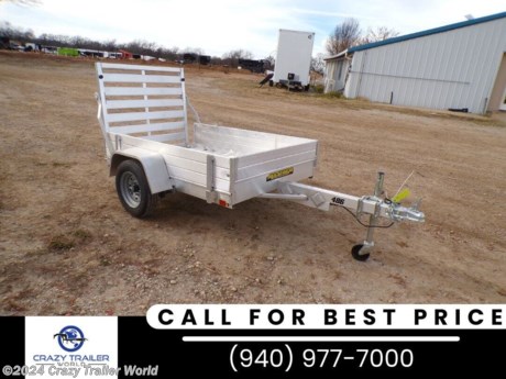 &lt;p&gt;Stock # RB280940&lt;/p&gt;
&lt;p&gt;&lt;span style=&quot;color: #212529; font-family: &#39;Open Sans&#39;, sans-serif; font-size: 16px; text-align: justify;&quot;&gt;This trailer is for sale at Crazy Trailer World in Whitesboro, Texas. We offer Rent To Own Financing and also offer traditional financing.&lt;/span&gt;&lt;/p&gt;
&lt;p&gt;&lt;strong&gt;&lt;span style=&quot;color: #212529; font-family: &#39;Open Sans&#39;, sans-serif; font-size: 16px; text-align: justify;&quot;&gt;Aluma 486S-TG with 12&quot; Solid Side Set&lt;/span&gt;&lt;/strong&gt;&lt;/p&gt;
&lt;p style=&quot;text-align: justify;&quot;&gt;&amp;nbsp;1200# Rubber torsion axle - No brakes - Easy lube hubs&lt;/p&gt;
&lt;p style=&quot;text-align: justify;&quot;&gt;&amp;bull; 5.30-12 LRC (1045# cap/tire)&lt;/p&gt;
&lt;p style=&quot;text-align: justify;&quot;&gt;&amp;bull; Silver mod steel wheels with 5 on 4.5 bolt pattern&lt;/p&gt;
&lt;p style=&quot;text-align: justify;&quot;&gt;&amp;bull; Aluminum fenders&lt;/p&gt;
&lt;p style=&quot;text-align: justify;&quot;&gt;&amp;bull; Extruded aluminum floor&lt;/p&gt;
&lt;p style=&quot;text-align: justify;&quot;&gt;&amp;bull; 6&quot; Front retaining bumper&lt;/p&gt;
&lt;p style=&quot;text-align: justify;&quot;&gt;&amp;bull; A-Framed aluminum tongue,&amp;nbsp; 2&quot; coupler&lt;/p&gt;
&lt;p style=&quot;text-align: justify;&quot;&gt;&amp;bull; 4) Stake pockets (2 per side)&lt;/p&gt;
&lt;p style=&quot;text-align: justify;&quot;&gt;&amp;bull; 4) Tie down loops (2 per side)&lt;/p&gt;
&lt;p style=&quot;text-align: justify;&quot;&gt;&amp;bull; Swivel tongue jack&lt;/p&gt;
&lt;p style=&quot;text-align: justify;&quot;&gt;&amp;bull; LED Lighting package, safety chains&lt;/p&gt;
&lt;p style=&quot;text-align: justify;&quot;&gt;&amp;bull; Aluminum tailgate&amp;nbsp;&lt;/p&gt;
&lt;p style=&quot;text-align: justify;&quot;&gt;&amp;bull; Overall width = 65-1/2&quot;&lt;/p&gt;
&lt;p style=&quot;text-align: justify;&quot;&gt;&amp;bull; Overall length = 120&quot;&lt;/p&gt;
&lt;p&gt;5 Year Warranty&amp;nbsp;&lt;/p&gt;
&lt;p&gt;&amp;nbsp;&lt;/p&gt;
&lt;p&gt;&lt;span style=&quot;color: #212529; font-family: &#39;Open Sans&#39;, sans-serif; font-size: 16px; text-align: justify;&quot;&gt;Please contact us to verify that this trailer is still available. All prices are subject to Tax, Title, Plates &amp;amp; Doc Fees. All Trailers are discounted for Cash or Finance Price ! We charge a convenience fee on credit card purchases. Crazy Trailer World Of Whitesboro Texas is located near Dallas Texas, Gainesville Texas, Sherman Texas, Denison Texas, Denton Texas, Little Elm Texas, Frisco Texas, Corinth Texas, Ardmore Oklahoma, Durant Oklahoma, The Colony Texas, Highland Village Texas, Allen Texas, Bonham Texas, Lewisville Texas, Plano Texas, Paris Texas, Wichita Falls Texas, Oklahoma City Oklahoma, Trenton Texas. Come see us for the best deal on Dump Trailers, Equipment Trailers, Flatbed Trailers, Skidloader Trailers, Tiltbed Trailer, Bobcat Trailer, Farm Trailer, Trash Trailer, Cleanup Trailer, Hotshot Trailer, Gooseneck Trailer, Trailor, Load Trail Trailers for sale, Utility Trailer, ATV Trailer, UTV Trailer, Side X Side Trailer, SXS Trailer, Mower Trailer, Truck Beds, Truck Flatbeds, Tank Trailers, Hydraulic Dovetail Trailers, MAX Ramp Trailer, Ramp Trailer, Deckover Trailer, Pintle Trailer, Construction Trailer, Contractor Trailer, Jeep Trailers, Buggy Hauler Trailers, Scissor Lift Trailers, Used Trailer, Car Hauler, Car Trailers, Lawncare Trailers, Landscape Trailers, Low Pro Trailers, Backhoe Trailers, Golf Cart Trailers, Side Load Trailers, Tall Sided Dump Trailer for sale, 3&#39; Tall Side Dump Trailer, 4&#39; tall side dump trailer, gooseneck dump trailer, fold down side dump trailers. We are also a Aluma Aluminum Trailer Dealer. We have Aluminum Trailers for sale in Texas.&lt;/span&gt;&lt;/p&gt;
&lt;p&gt;&lt;span style=&quot;color: #212529; font-family: &#39;Open Sans&#39;, sans-serif; font-size: 16px; text-align: justify;&quot;&gt;&lt;span style=&quot;color: #212529; font-family: Open Sans, sans-serif;&quot;&gt;&lt;span style=&quot;font-size: 16px;&quot;&gt;Crazy Trailer World is not responsible for any Typos, Errors or misprints.&lt;/span&gt;&lt;/span&gt;&lt;/span&gt;&lt;/p&gt;