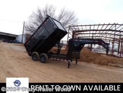 New 2024 DP Platinum Star 83X12  Gooseneck High Side Dump Trailer 14K GVWR available in Whitesboro, Texas