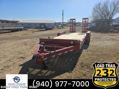 &lt;p&gt;Stock# R1312439&lt;/p&gt;
&lt;p&gt;&lt;span style=&quot;color: #212529; font-family: &#39;Open Sans&#39;, sans-serif; font-size: 16px; text-align: justify;&quot;&gt;This trailer is for sale at Crazy Trailer World in Whitesboro, Texas. We offer Rent To Own Financing and also offer traditional financing&lt;/span&gt;&lt;/p&gt;
&lt;p&gt;83&quot; x 20&#39; Tandem Axle Equipment Trailer&lt;/p&gt;
&lt;p&gt;* ST235/80 R16 LRE 10 Ply. &lt;br /&gt;* 8&quot; I-Beam Frame&lt;br /&gt;* Coupler 2-5/16&quot; Adjustable (6 HOLE)&lt;br /&gt;* Treated Wood Floor w/2&#39; Dove Tail&amp;nbsp;&lt;br /&gt;* 2 - 7,000 Lb Dexter Spring Axles ( Elec FSA Brakes on both)&lt;br /&gt;* Diamond Plate Fenders (removable)&lt;br /&gt;* Fold Up Ramps 5&#39; x 24&quot; x 4&quot; (carhauler dove)&lt;br /&gt;* 16&quot; Cross-Members&lt;br /&gt;* Jack Spring Loaded Drop Leg 1-10K&lt;br /&gt;* Lights LED (w/Cold Weather Harness)&lt;br /&gt;* 8 - D-Rings 4&quot; Weld On&lt;br /&gt;* Tool Tray&lt;br /&gt;* Spare Tire Mount (HD)&lt;br /&gt;* Red (w/Primer)&lt;br /&gt;CB8320072&lt;/p&gt;
&lt;p style=&quot;box-sizing: border-box; margin: 0px; font-family: &#39;Open Sans&#39;, sans-serif; padding: 0px; line-height: 1.25; color: #212529; font-size: 16px; text-align: justify;&quot;&gt;Please contact us to verify that this trailer is still available. All prices are subject to Tax, Title, Plates &amp;amp; Doc Fees. All Trailers are discounted for Cash or Finance Price ! We charge a convenience fee on credit card purchases. Crazy Trailer World Of Whitesboro Texas is located near Dallas Texas, Gainesville Texas, Sherman Texas, Denison Texas, Denton Texas, Little Elm Texas, Frisco Texas, Corinth Texas, Ardmore Oklahoma, Durant Oklahoma, The Colony Texas, Highland Village Texas, Allen Texas, Bonham Texas, Lewisville Texas, Plano Texas, Paris Texas, Wichita Falls Texas, Oklahoma City Oklahoma, Trenton Texas. Come see us for the best deal on Dump Trailers, Equipment Trailers, Flatbed Trailers, Skidloader Trailers, Tiltbed Trailer, Bobcat Trailer, Farm Trailer, Trash Trailer, Cleanup Trailer, Hotshot Trailer, Gooseneck Trailer, Trailor, Load Trail Trailers for sale, Utility Trailer, ATV Trailer, UTV Trailer, Side X Side Trailer, SXS Trailer, Mower Trailer, Truck Beds, Truck Flatbeds, Tank Trailers, Hydraulic Dovetail Trailers, MAX Ramp Trailer, Ramp Trailer, Deckover Trailer, Pintle Trailer, Construction Trailer, Contractor Trailer, Jeep Trailers, Buggy Hauler Trailers, Scissor Lift Trailers, Used Trailer, Car Hauler, Car Trailers, Lawncare Trailers, Landscape Trailers, Low Pro Trailers, Backhoe Trailers, Golf Cart Trailers, Side Load Trailers, Tall Sided Dump Trailer for sale, 3&#39; Tall Side Dump Trailer, 4&#39; tall side dump trailer, gooseneck dump trailer, fold down side dump trailers. We are also a Aluma Aluminum Trailer Dealer. We have Aluminum Trailers for sale in Texas.&lt;/p&gt;
&lt;p style=&quot;box-sizing: border-box; margin: 0px; font-family: &#39;Open Sans&#39;, sans-serif; padding: 0px; line-height: 1.25; color: #212529; font-size: 16px; text-align: justify;&quot;&gt;&amp;nbsp;&lt;/p&gt;
&lt;p&gt;&amp;nbsp;&lt;/p&gt;
&lt;ul style=&quot;box-sizing: border-box; padding-left: 1.5em; margin-top: 0px; margin-bottom: 0px; font-size: 16px; text-align: justify; color: #232323; font-family: Arial, &#39; Helvetica Neue&#39;, Helvetica, Arial, sans-serif;&quot;&gt;
&lt;li style=&quot;box-sizing: border-box; padding-bottom: 0.7em;&quot;&gt;
&lt;div style=&quot;box-sizing: border-box; color: #222222; font-family: Arial, Helvetica, sans-serif; font-size: small;&quot;&gt;&lt;span style=&quot;box-sizing: border-box; color: #232323; font-family: Arial, &#39; Helvetica Neue&#39;, Helvetica, Arial, sans-serif; font-size: 16px;&quot;&gt;Crazy Trailer World is not responsible for any Typos, Errors or misprints.&lt;/span&gt;&lt;/div&gt;
&lt;/li&gt;
&lt;/ul&gt;