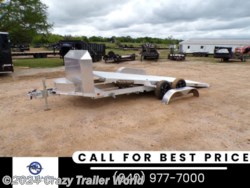 New 2025 Aluma 8218ANV-TILT-TA 18&apos; Aluminum Tilt Car Hauler Trailer available in Whitesboro, Texas
